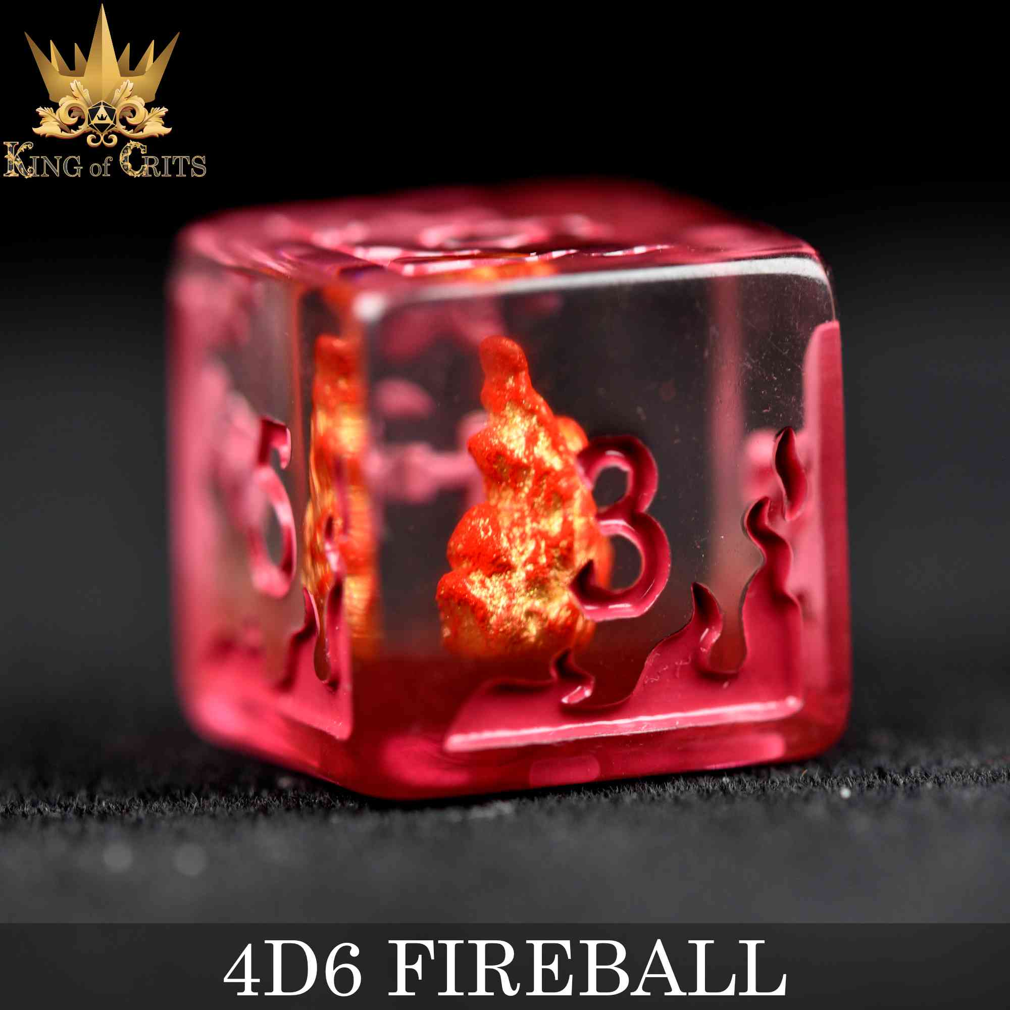 Fireball 4D6 Dice Set - Image 3