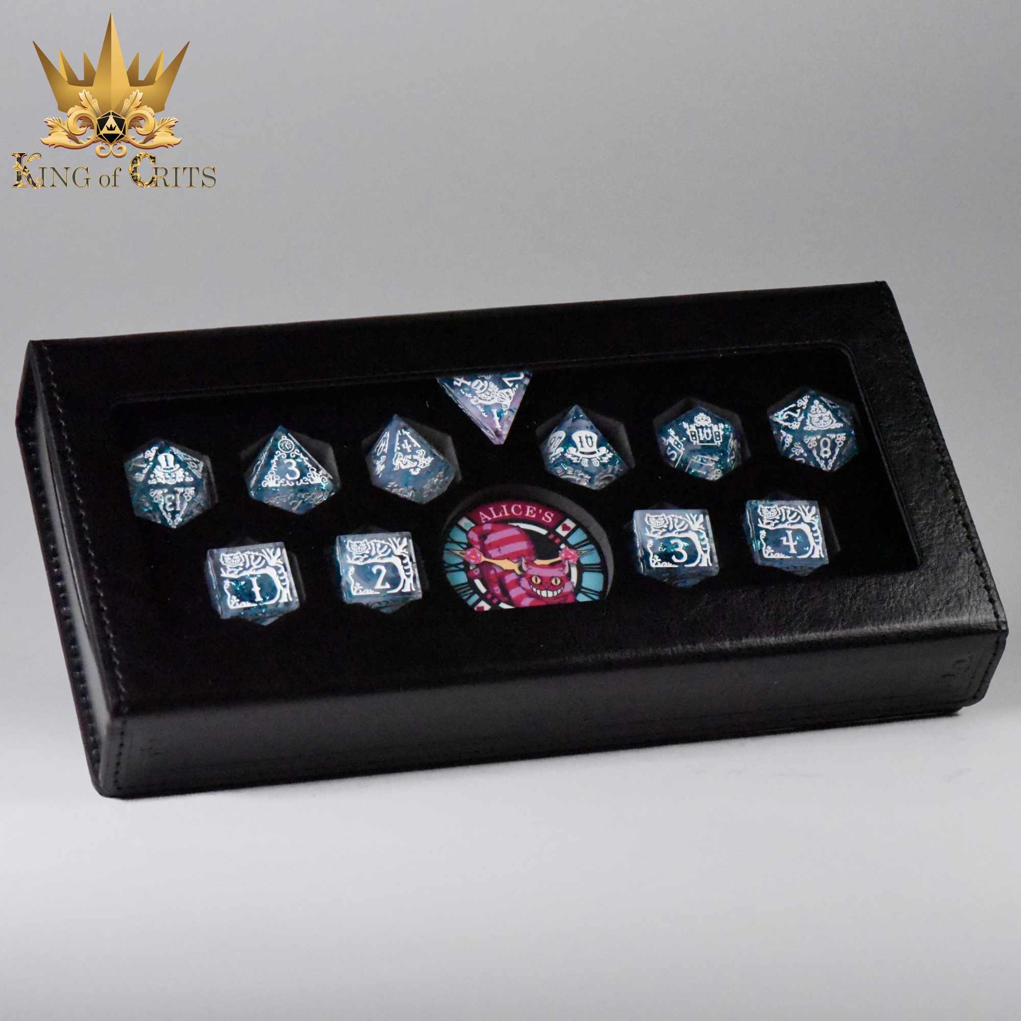 Alice's Wonderland 11 Dice Set with Gift Box (Sharp Edge) - Image 8