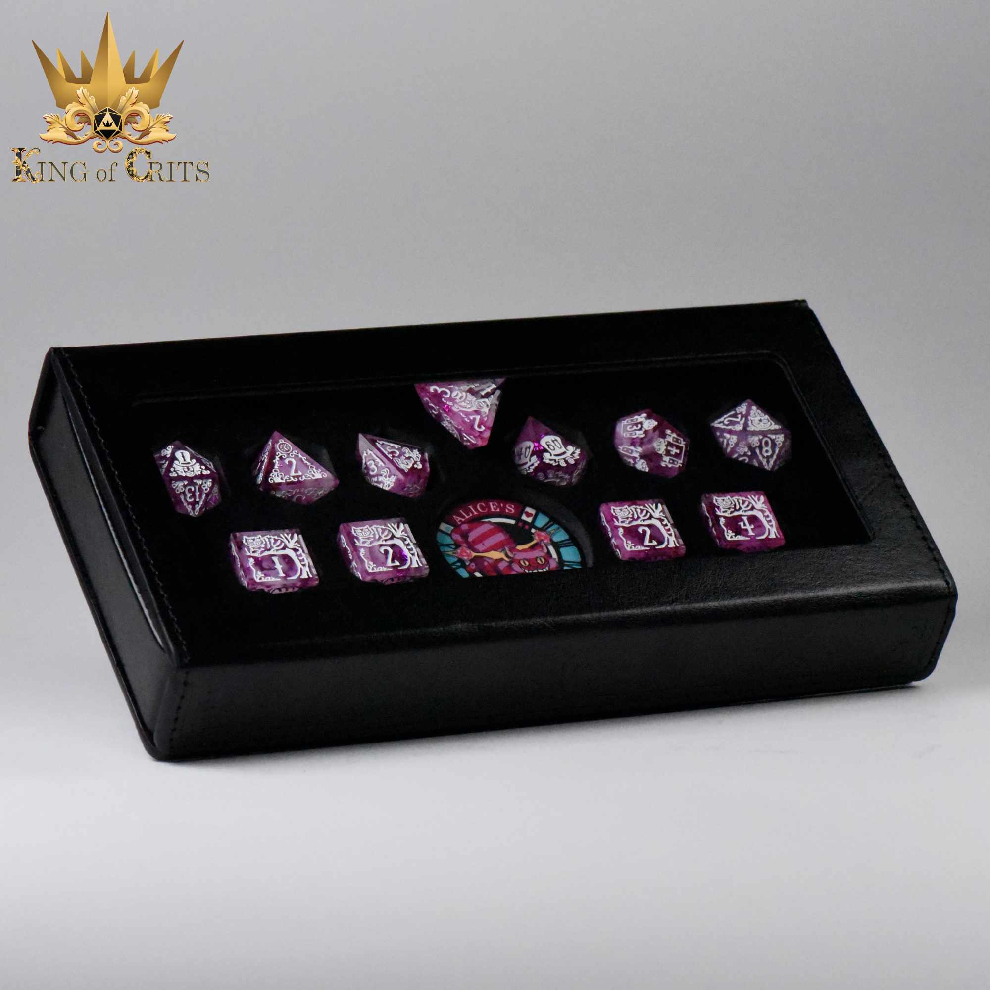 Alice's Wonderland 11 Dice Set with Gift Box (Sharp Edge) - Image 9