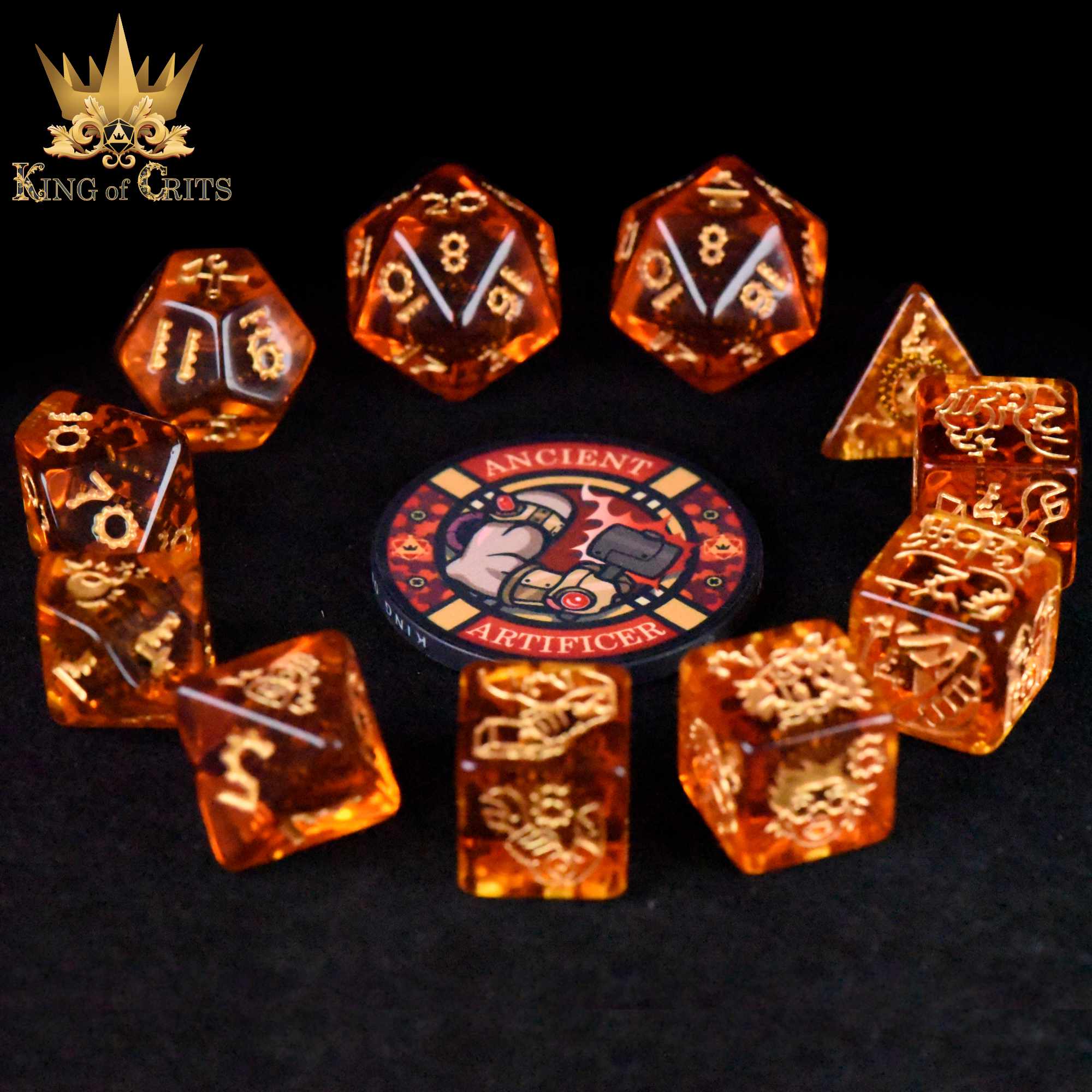 Ancient Artificer 11 Dice Set - Image 3