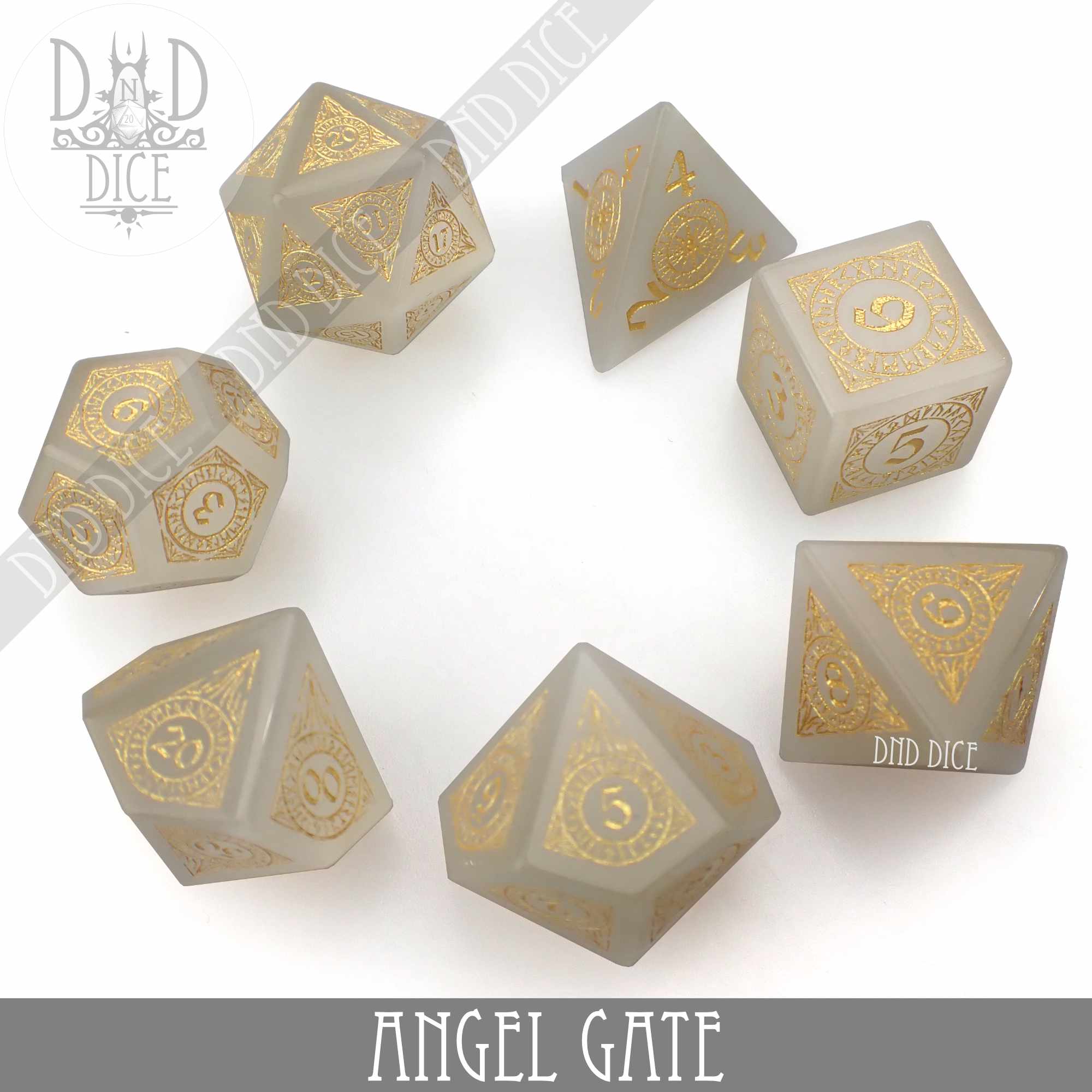 Angel Gate Cat's Eye Dice Set (Gift Box) - Image 3