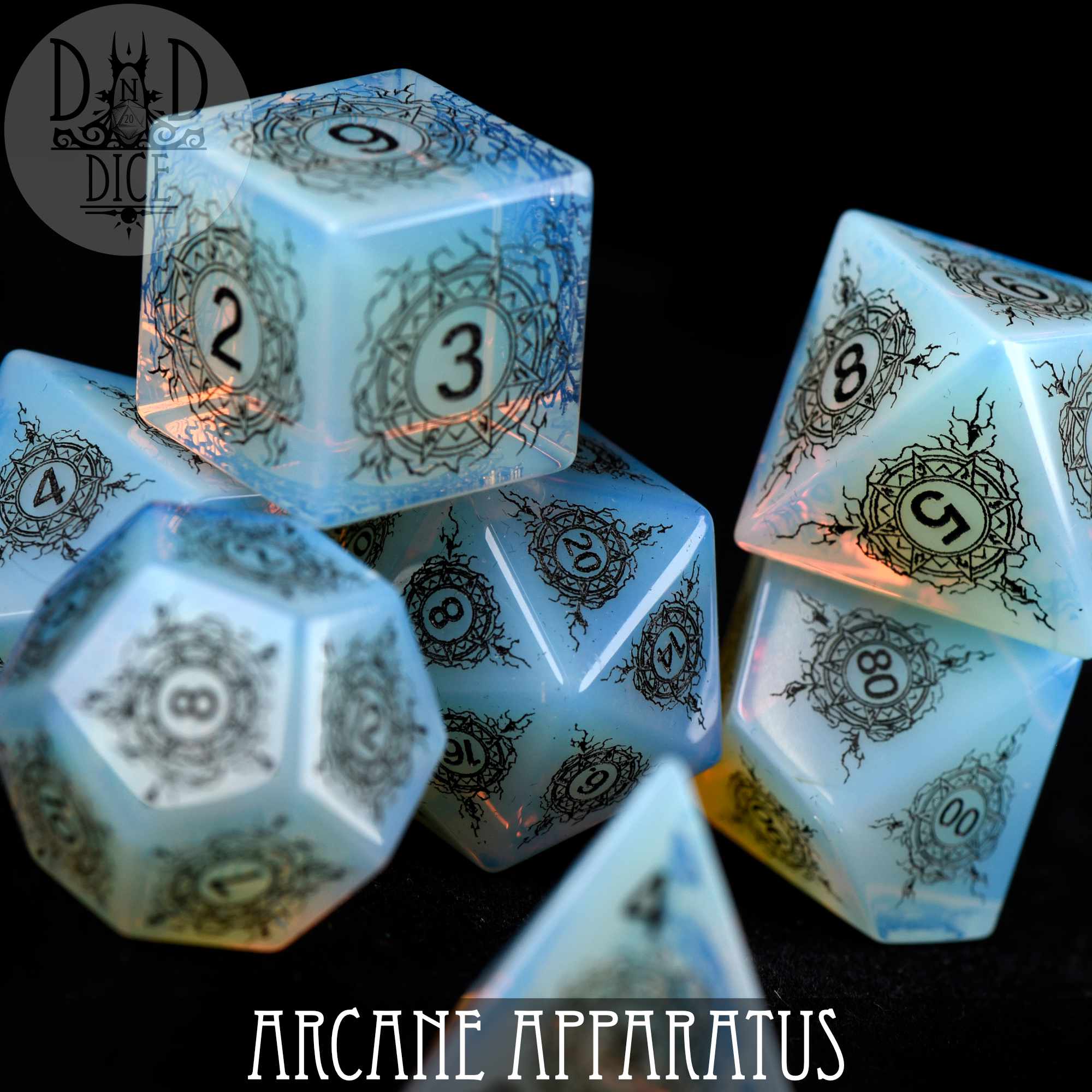 Arcane Apparatus Gemstone Dice Set (Gift Box) - Image 2