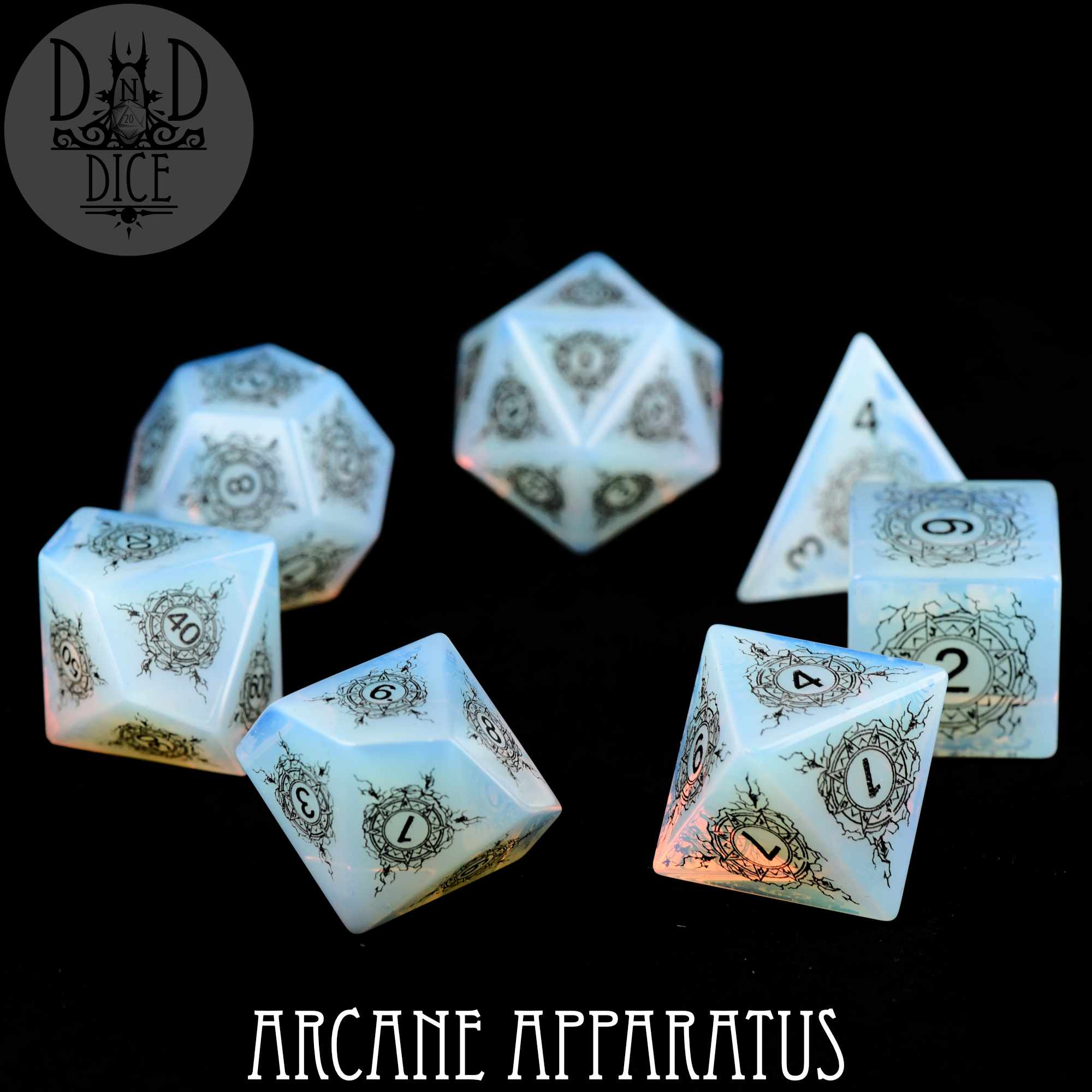 Arcane Apparatus Gemstone Dice Set (Gift Box) - Image 3