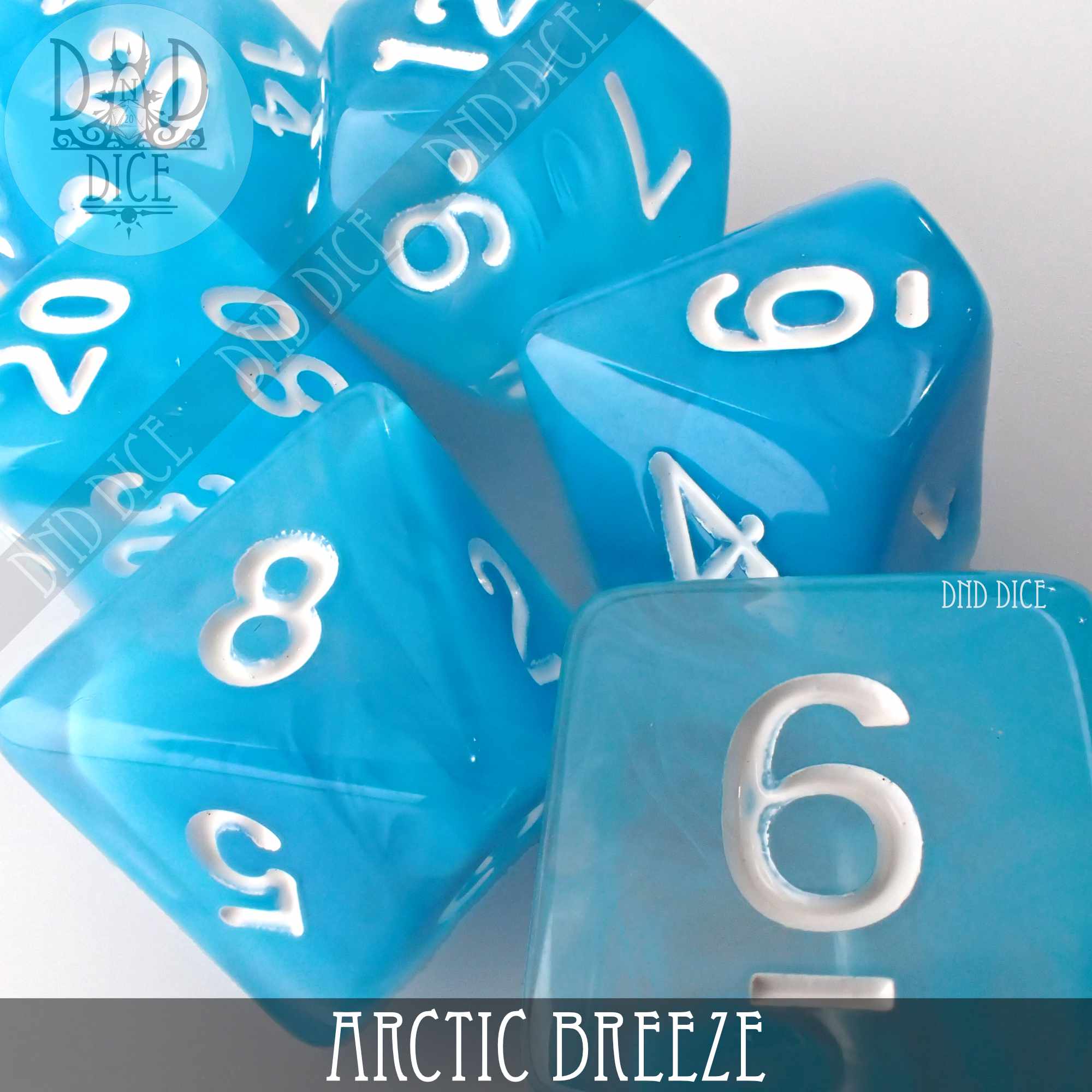 Arctic Breeze Dice Set - Image 2