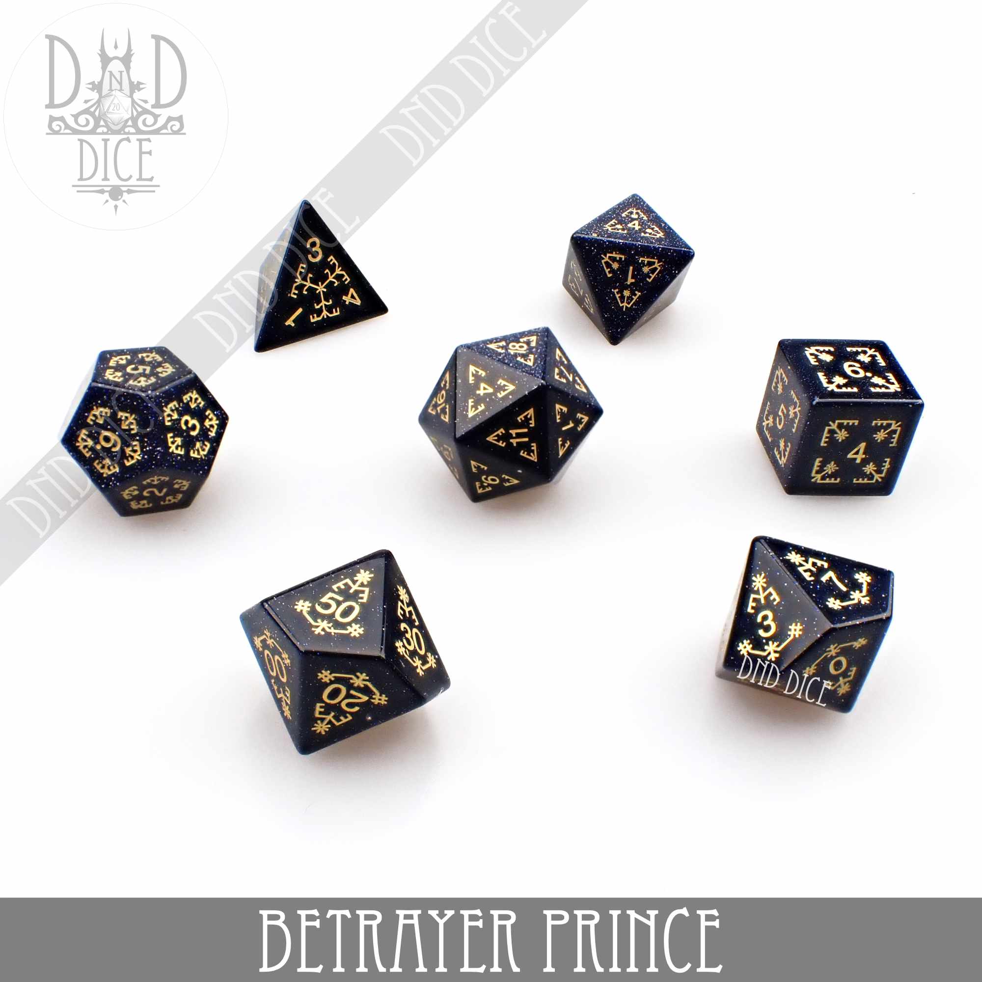 Betrayer Prince Goldstone Dice Set - Image 3