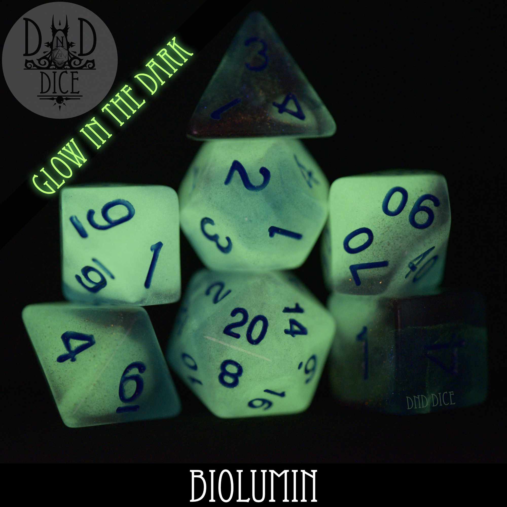 Biolumin Glow in the Dark Dice Set - Image 4