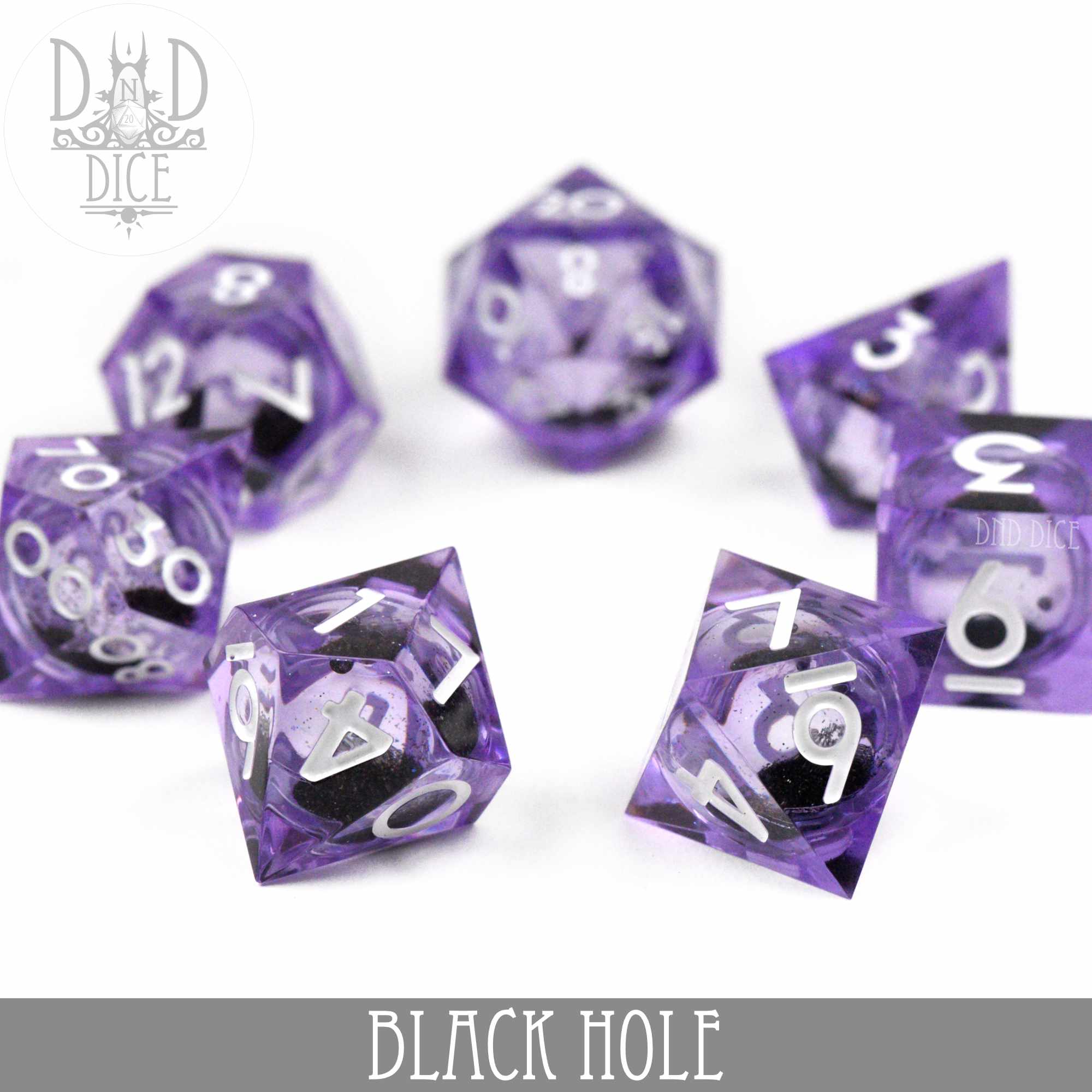 Black Hole Liquid Core Dice Set - Image 3
