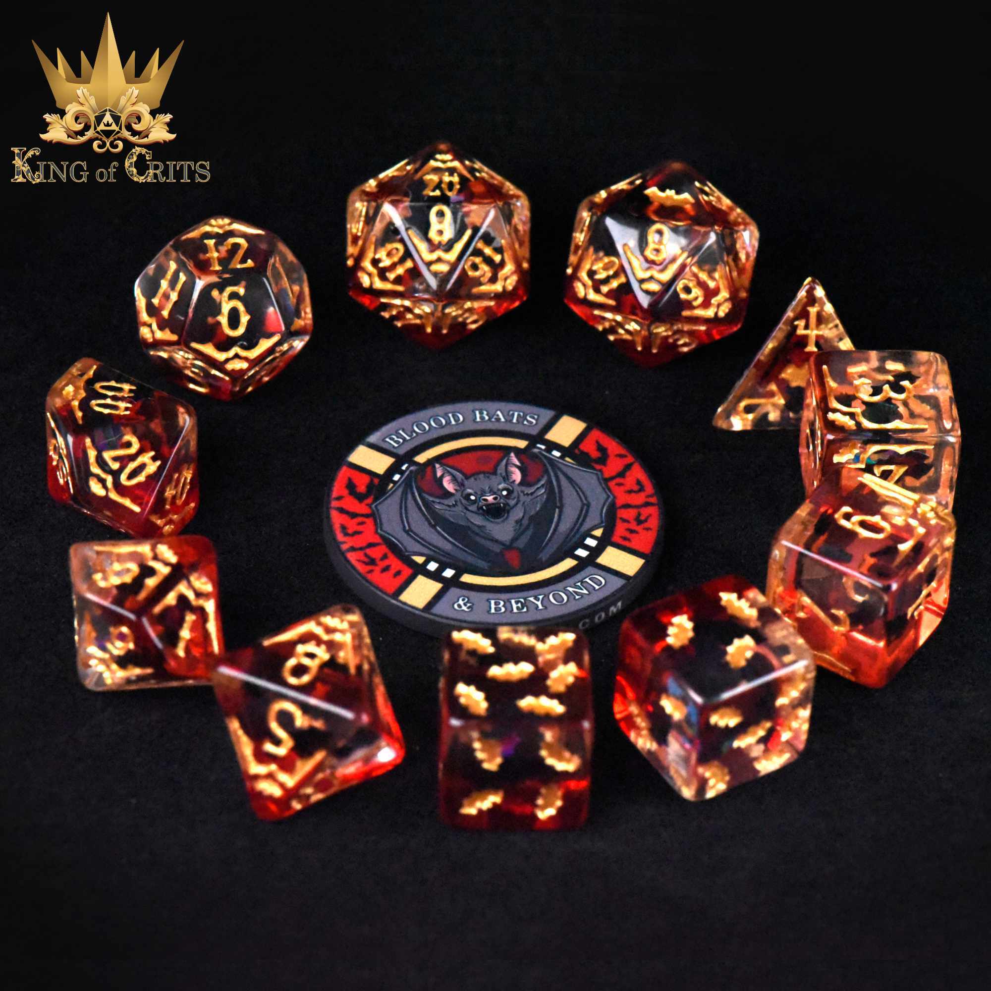 Blood Bats & Beyond 11 Dice Set - Image 3