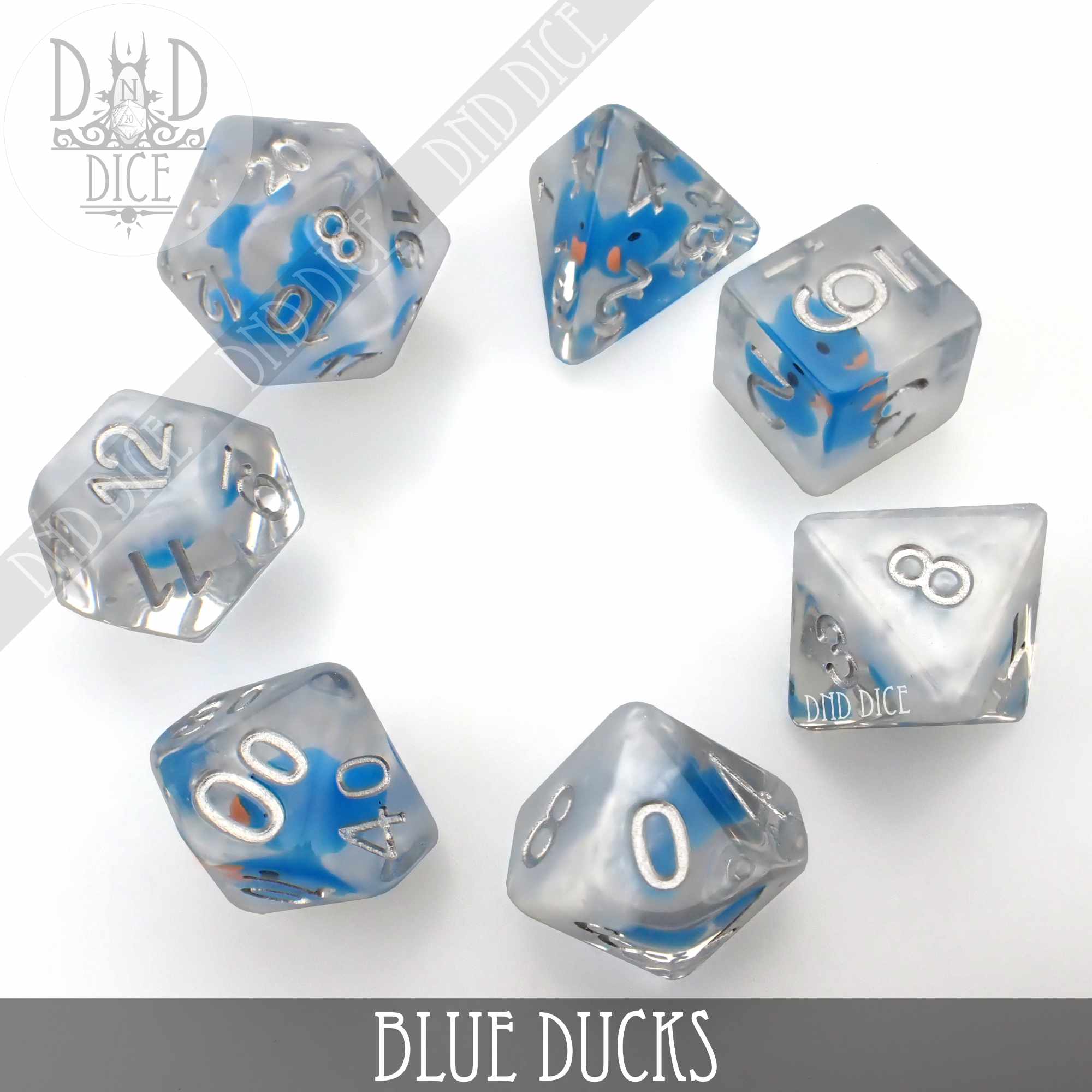 Blue Ducks Dice Set - Image 3