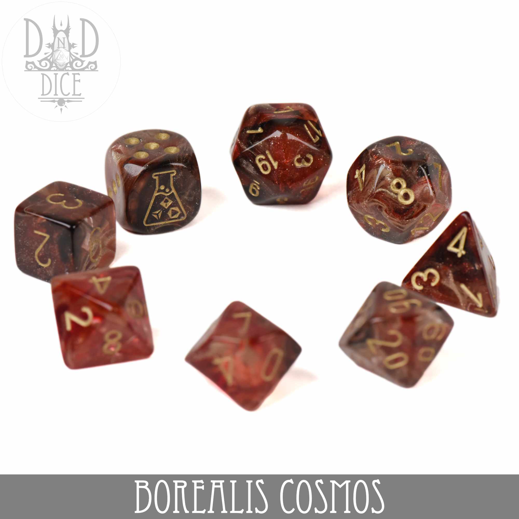 Borealis Cosmos 8 Dice Set - Image 4