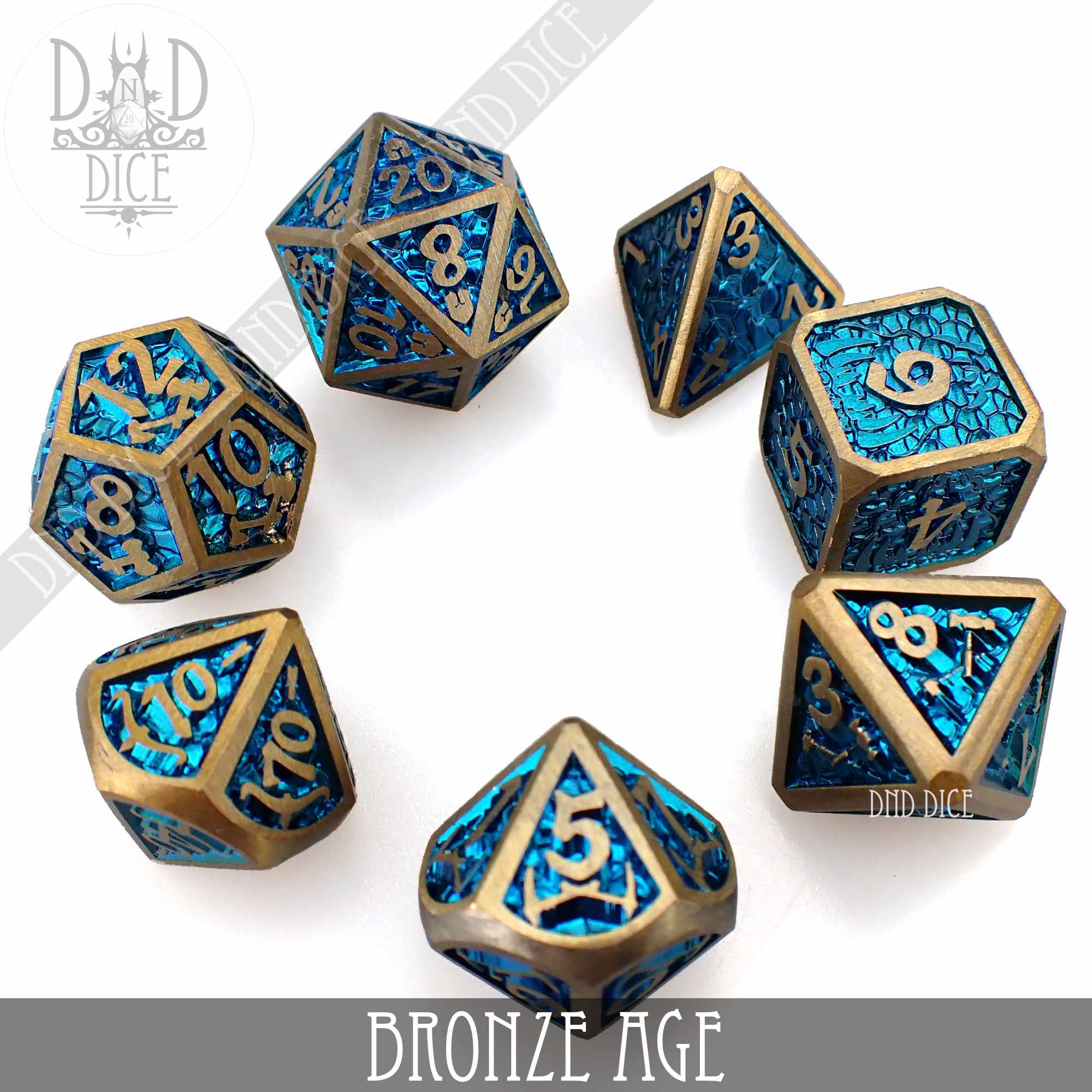 Bronze Age Metal Dice Set - Image 3