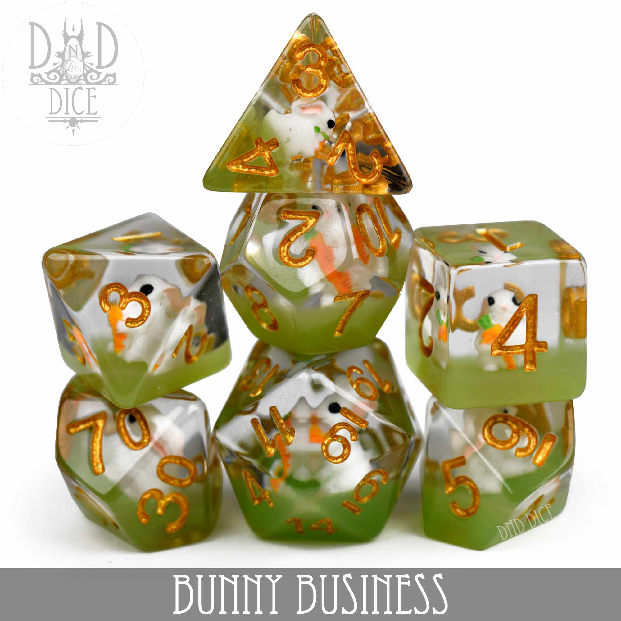 Bunny Business Dice Set - Image 3