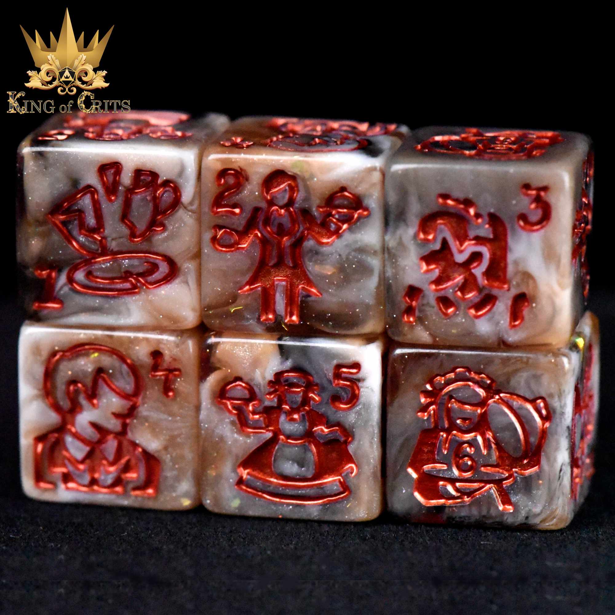 Cafe Latte 11 Dice Set - Image 8