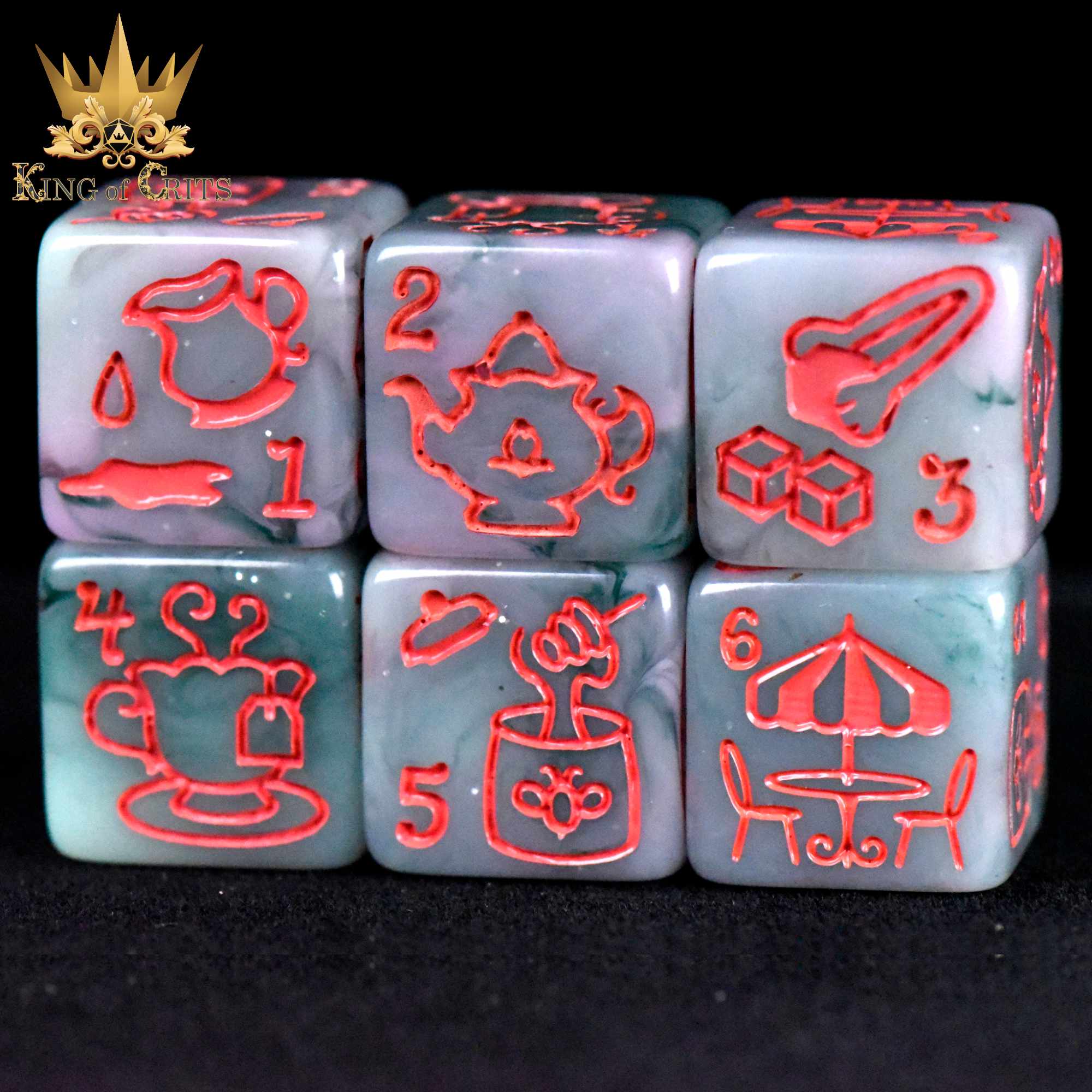 Cafe Matcha 11 Dice Set - Image 6