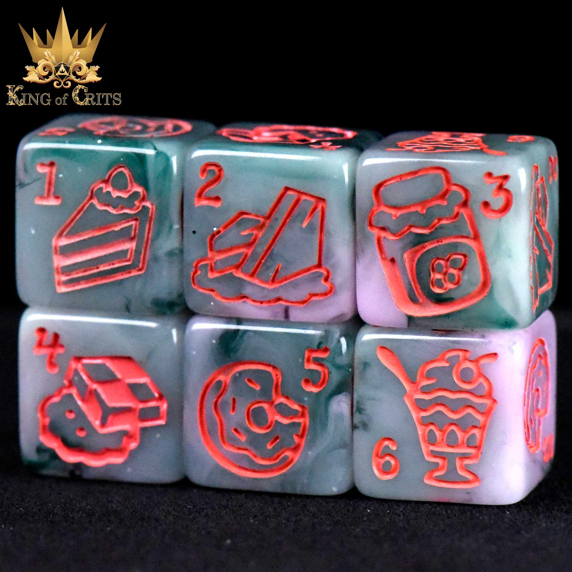 Cafe Matcha 11 Dice Set - Image 7