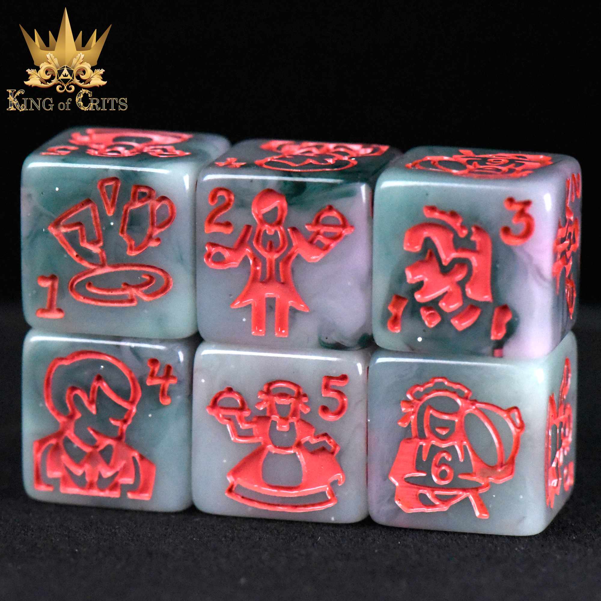 Cafe Matcha 11 Dice Set - Image 8