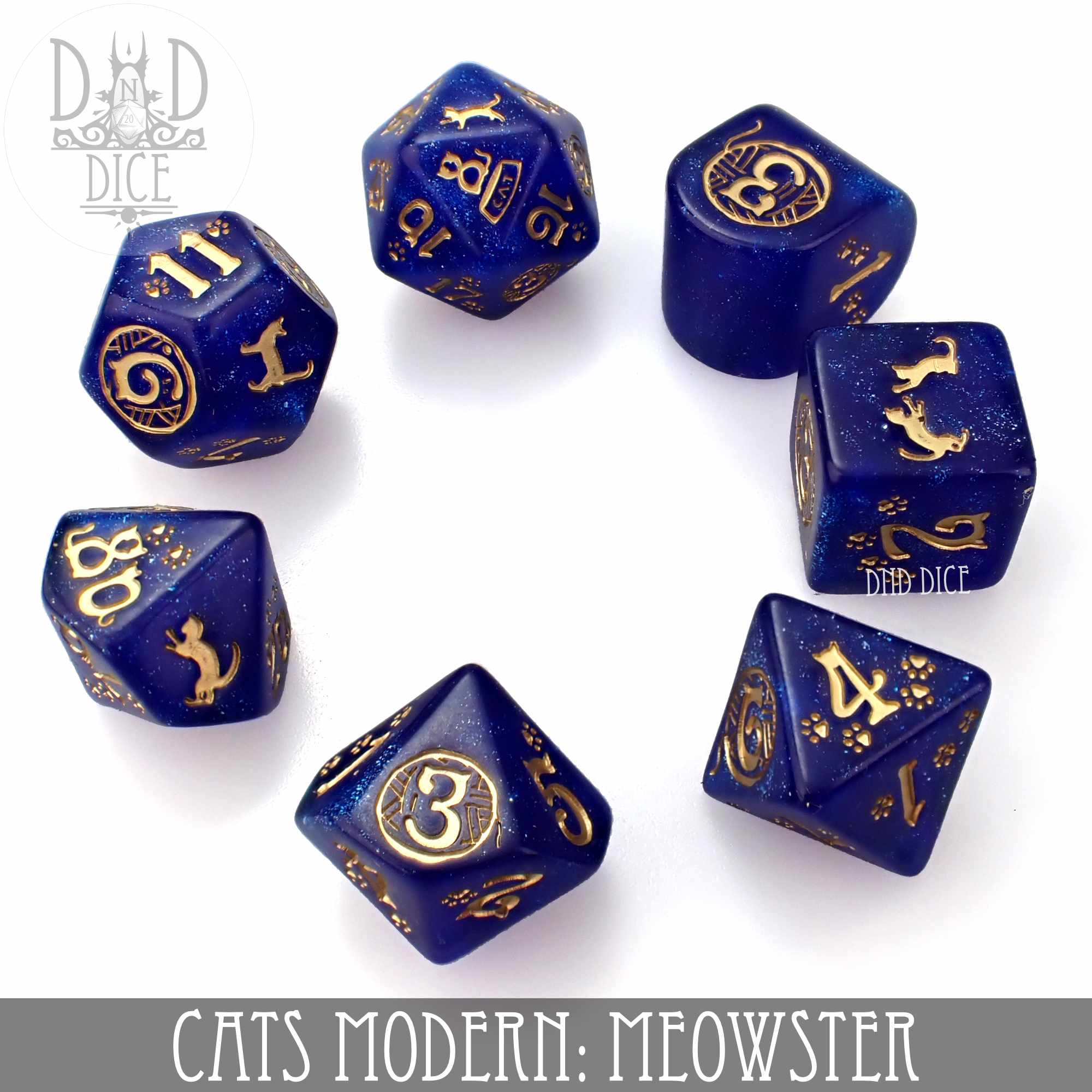 Cats Modern: Meowster Dice Set - Image 3