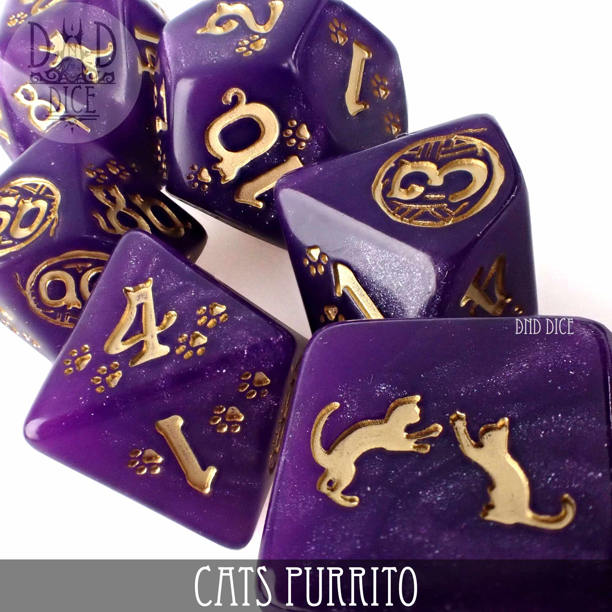 Cats: Purrito Dice Set - Image 2