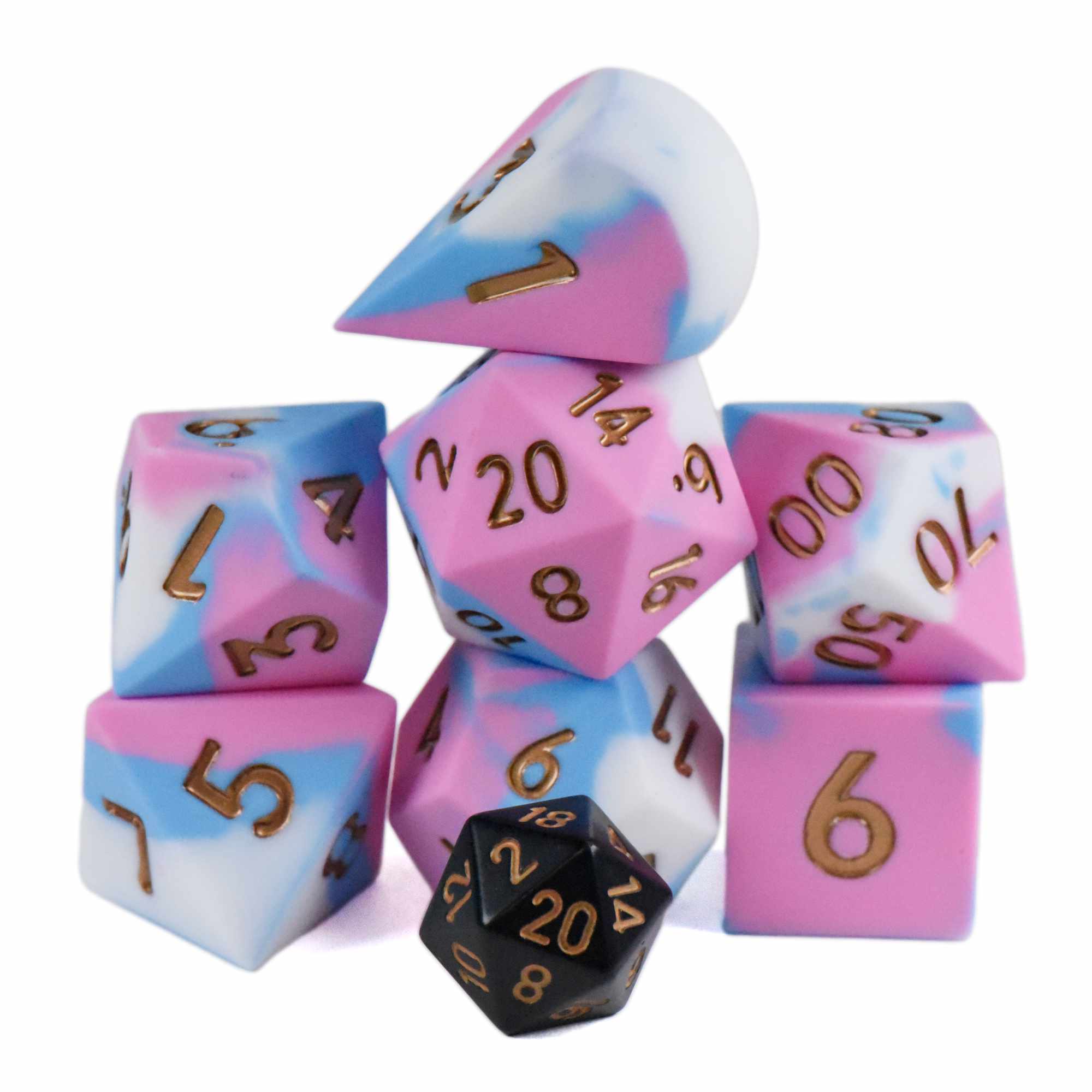 Chonky Bubblegum Silicone Dice Set (Oversized) - Image 4