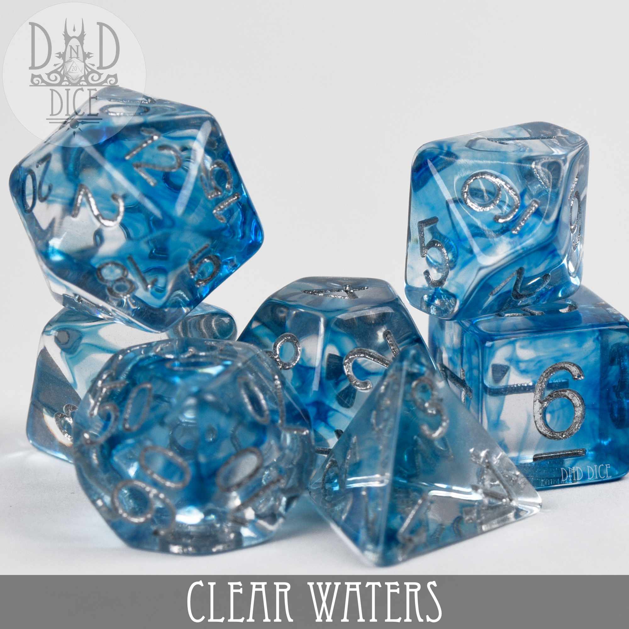 Clear Waters Dice Set - Image 2