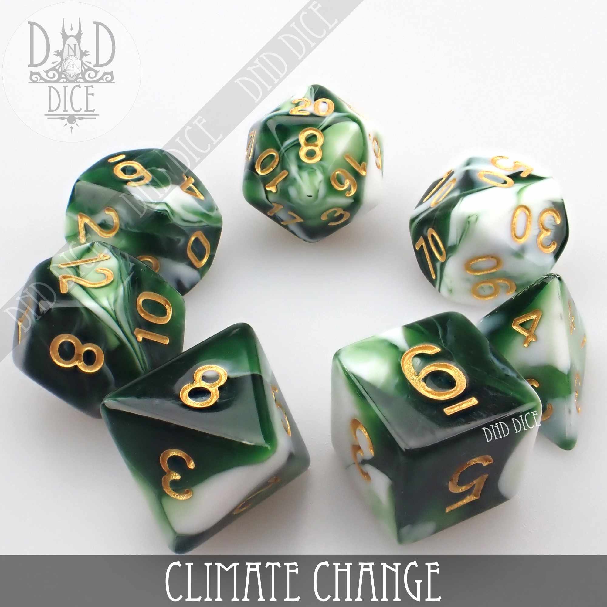 Climate Change 7 or 11 Dice Set - Image 5