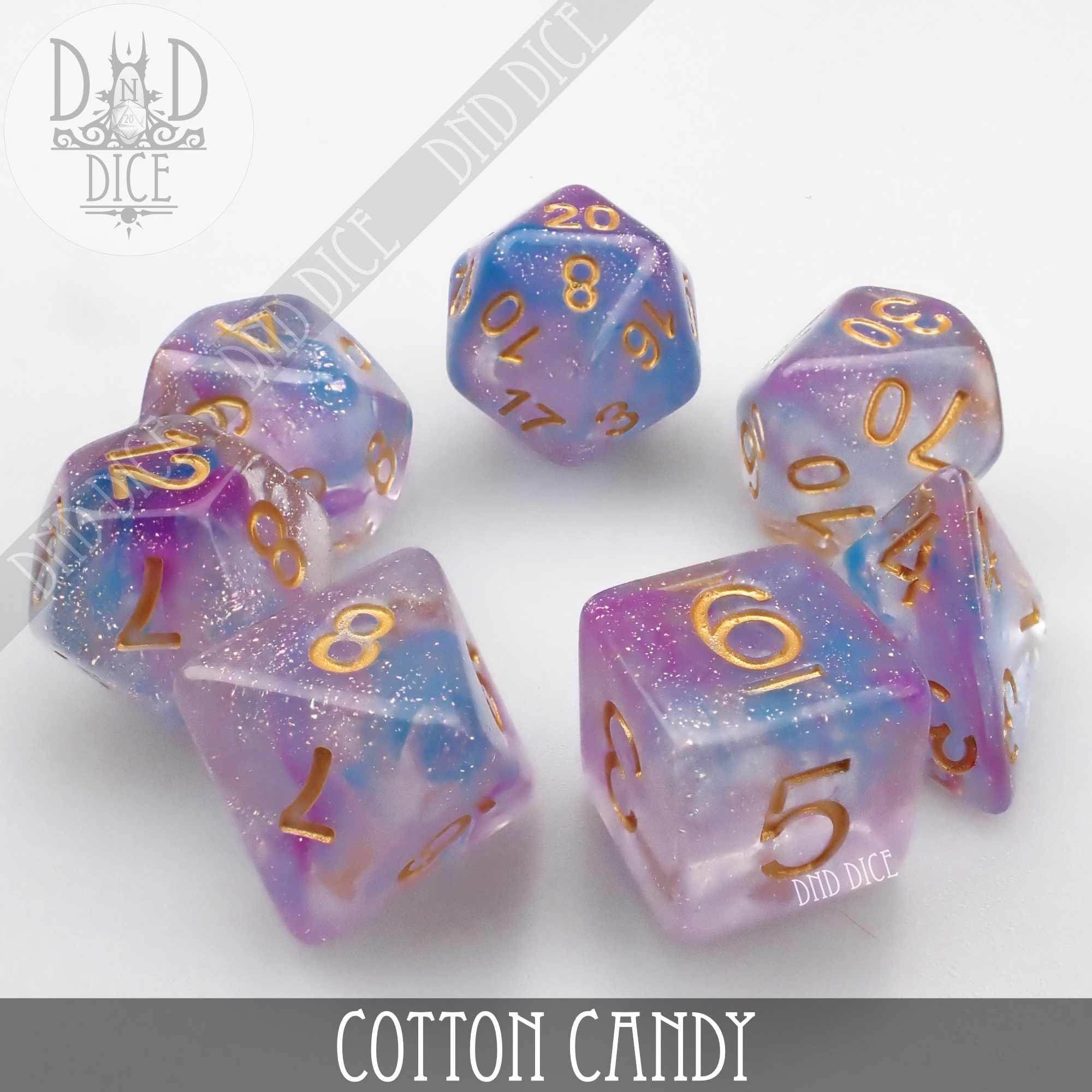 Cotton Candy Dice Set - Image 3