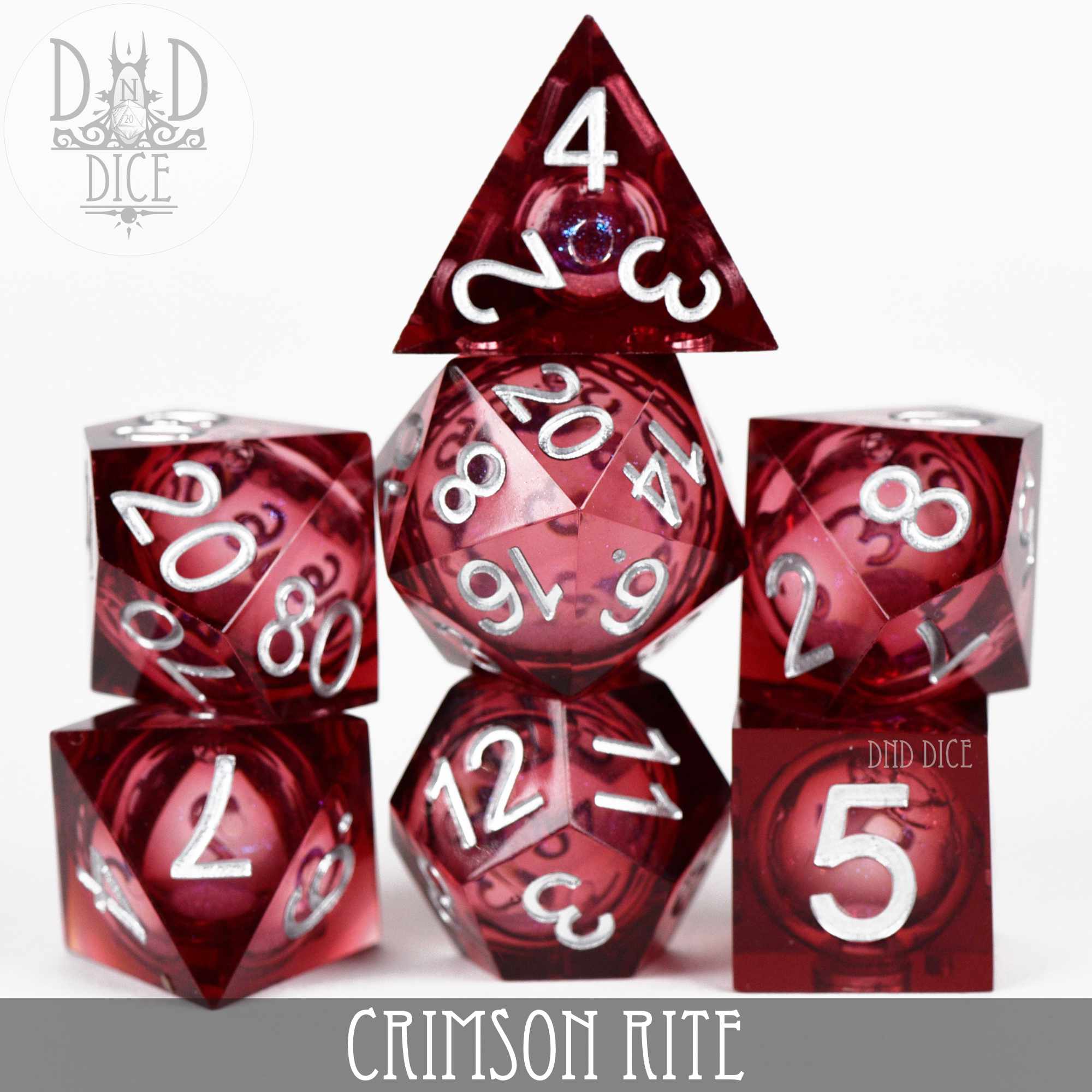 Crimson Rite Liquid Core Dice Set - Image 2