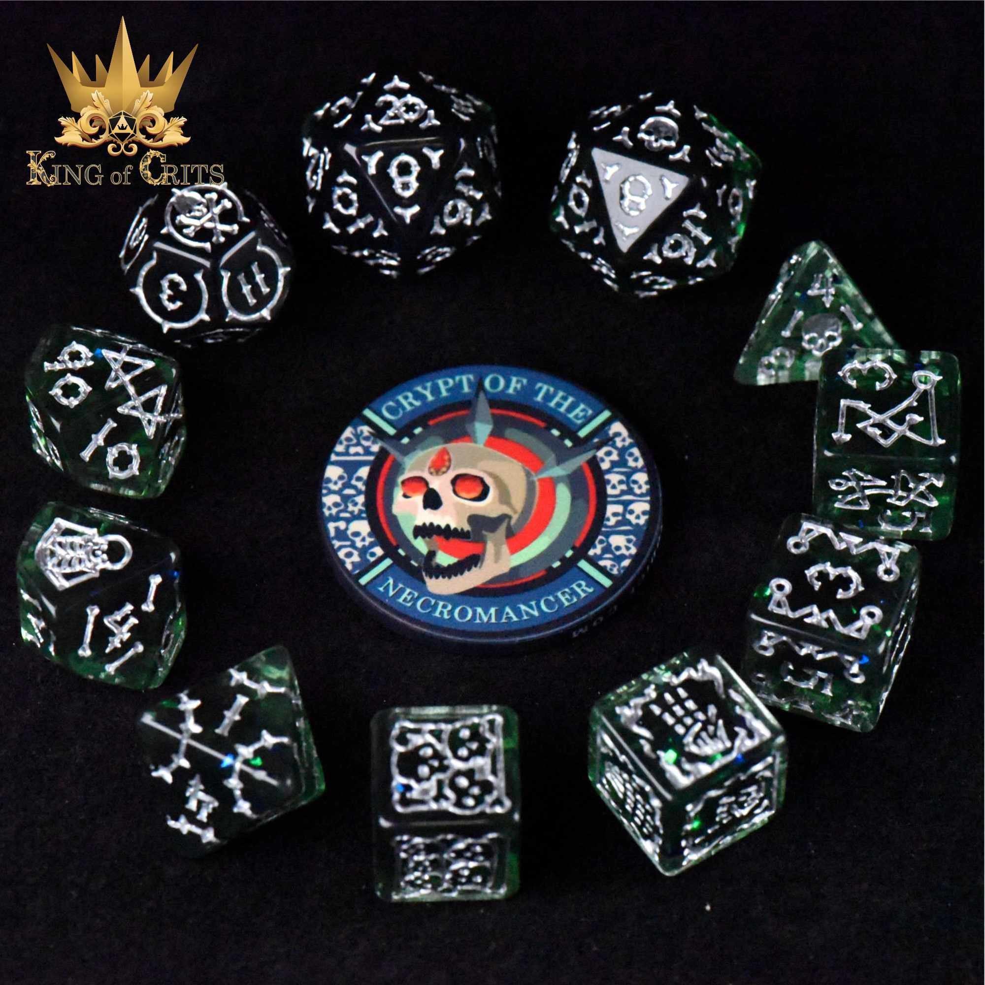 Crypt of the Necromancer 11 Dice Set - Image 3
