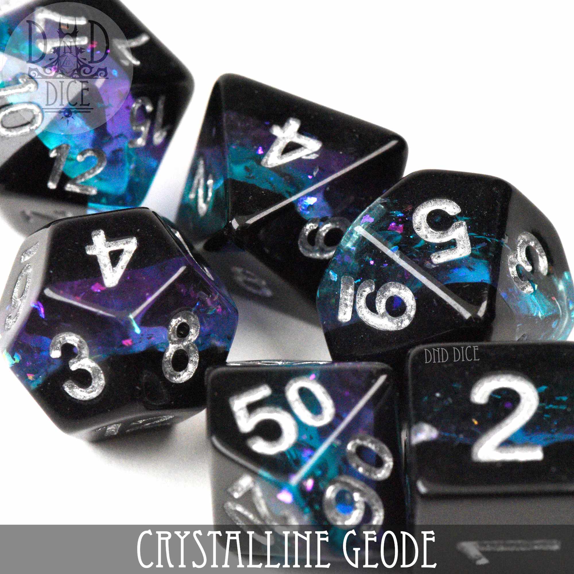 Crystalline Geode Dice Set - Image 2