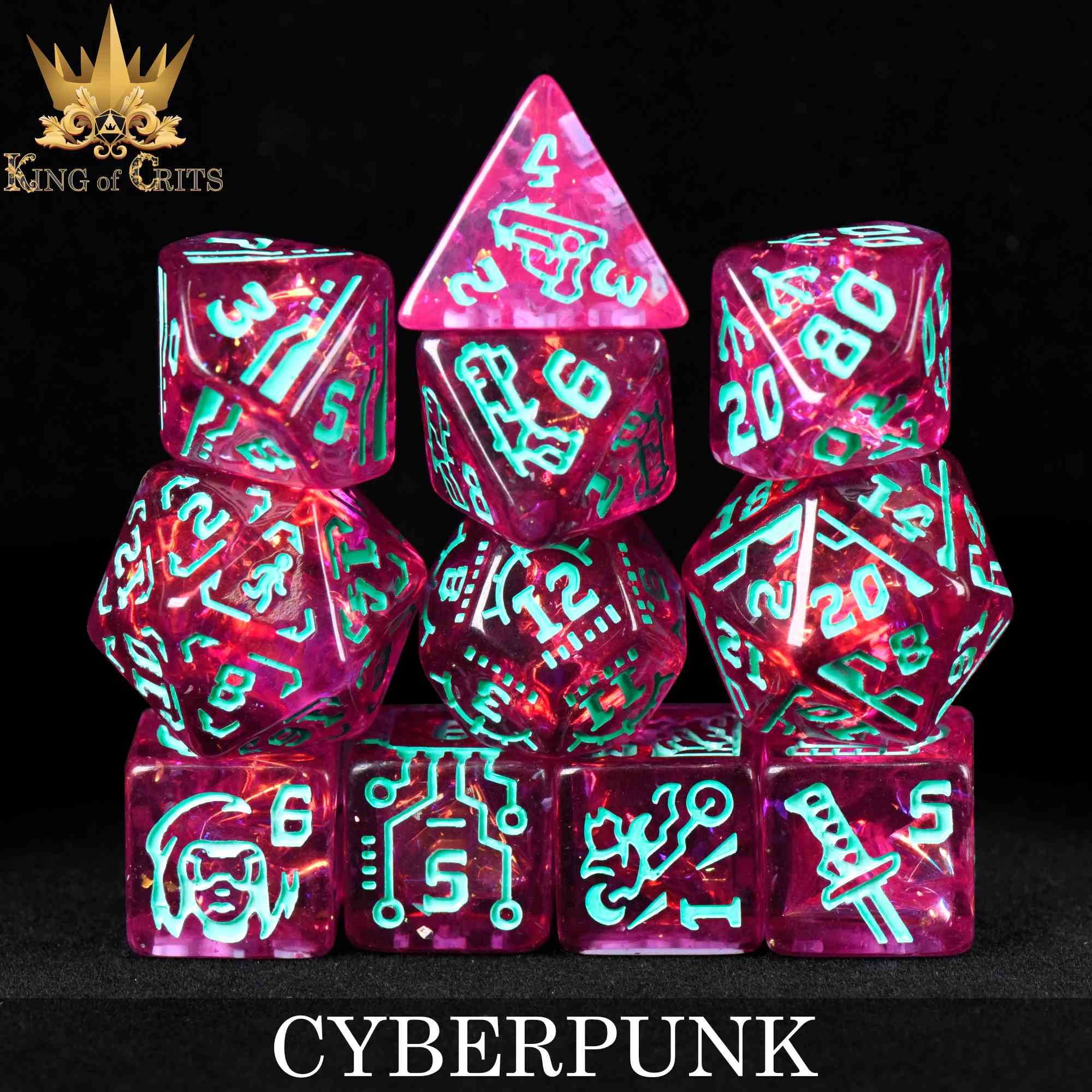 Cyberpunk 11 Dice Set - Image 2