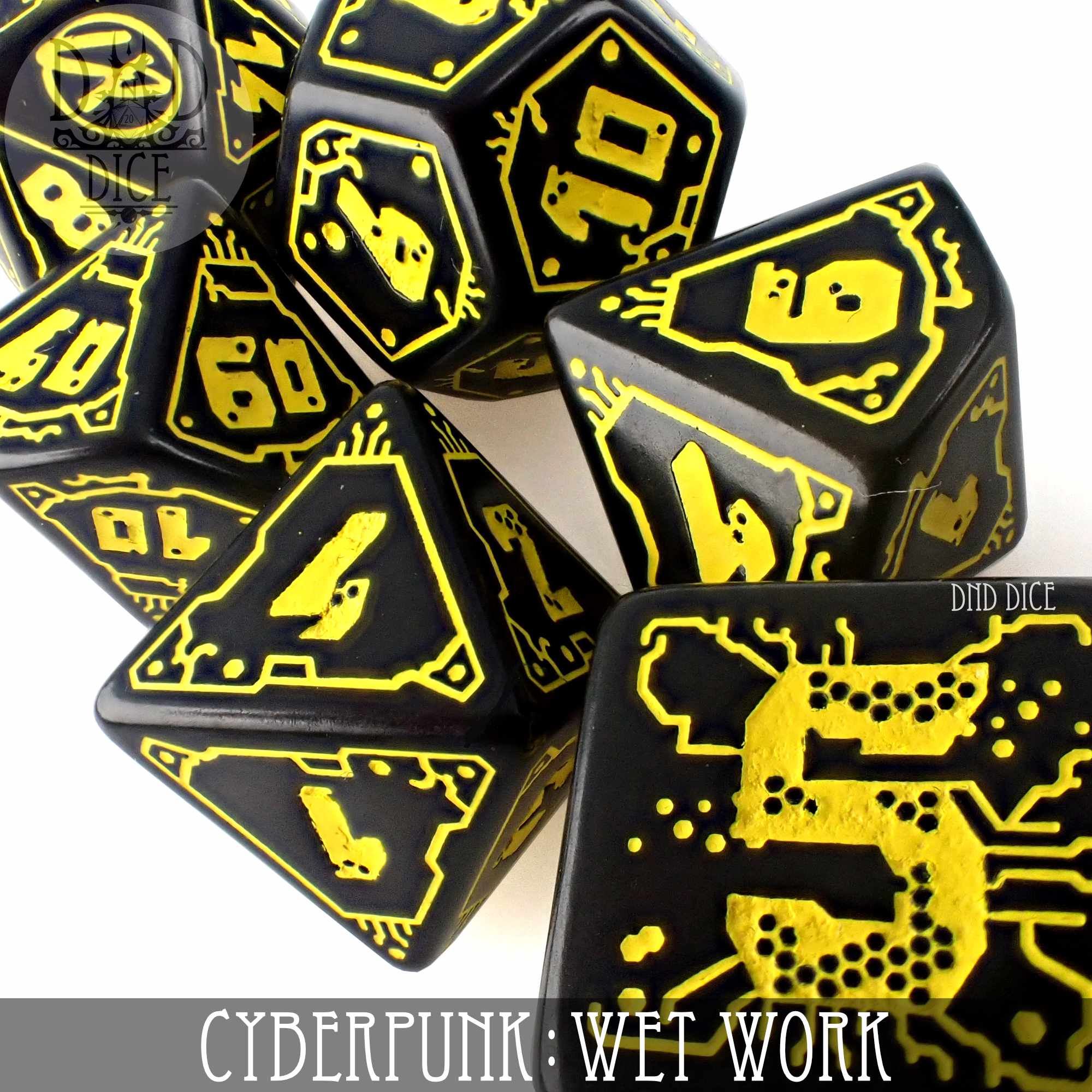 Cyberpunk Wet Work Dice Set - Image 2