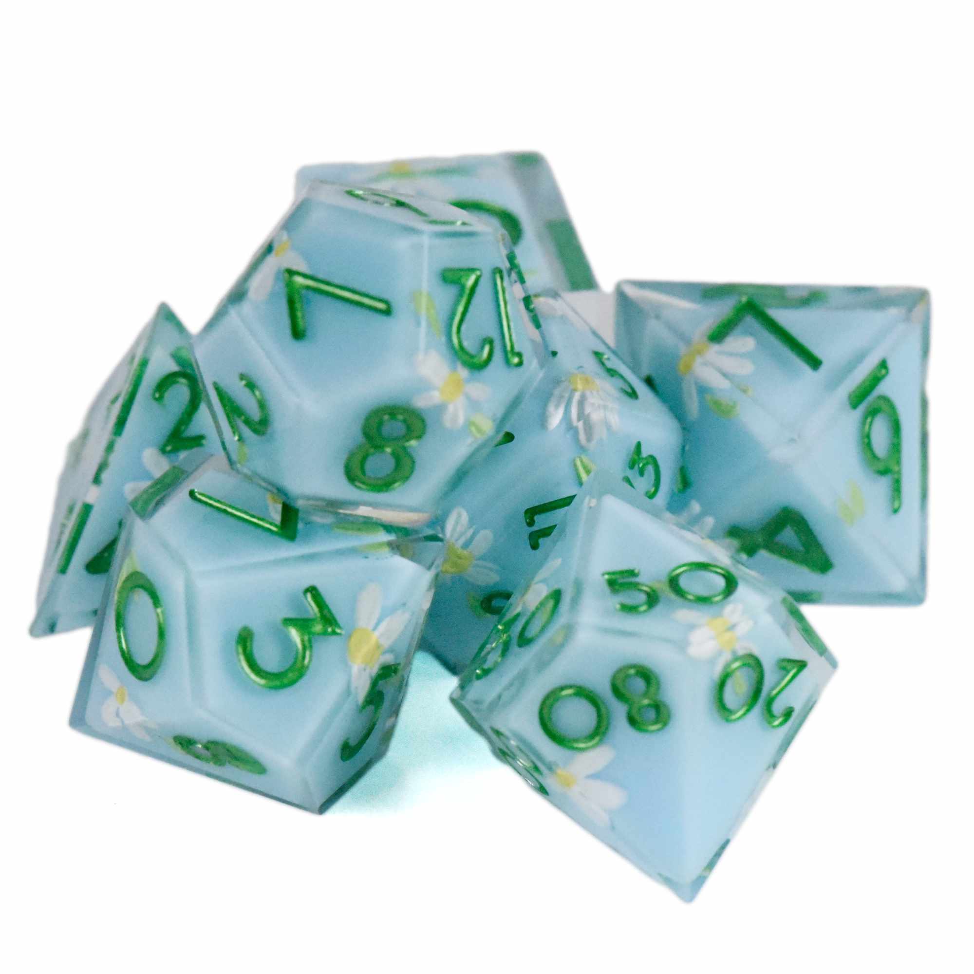 Daisy Chain Handmade Dice Set - Image 2