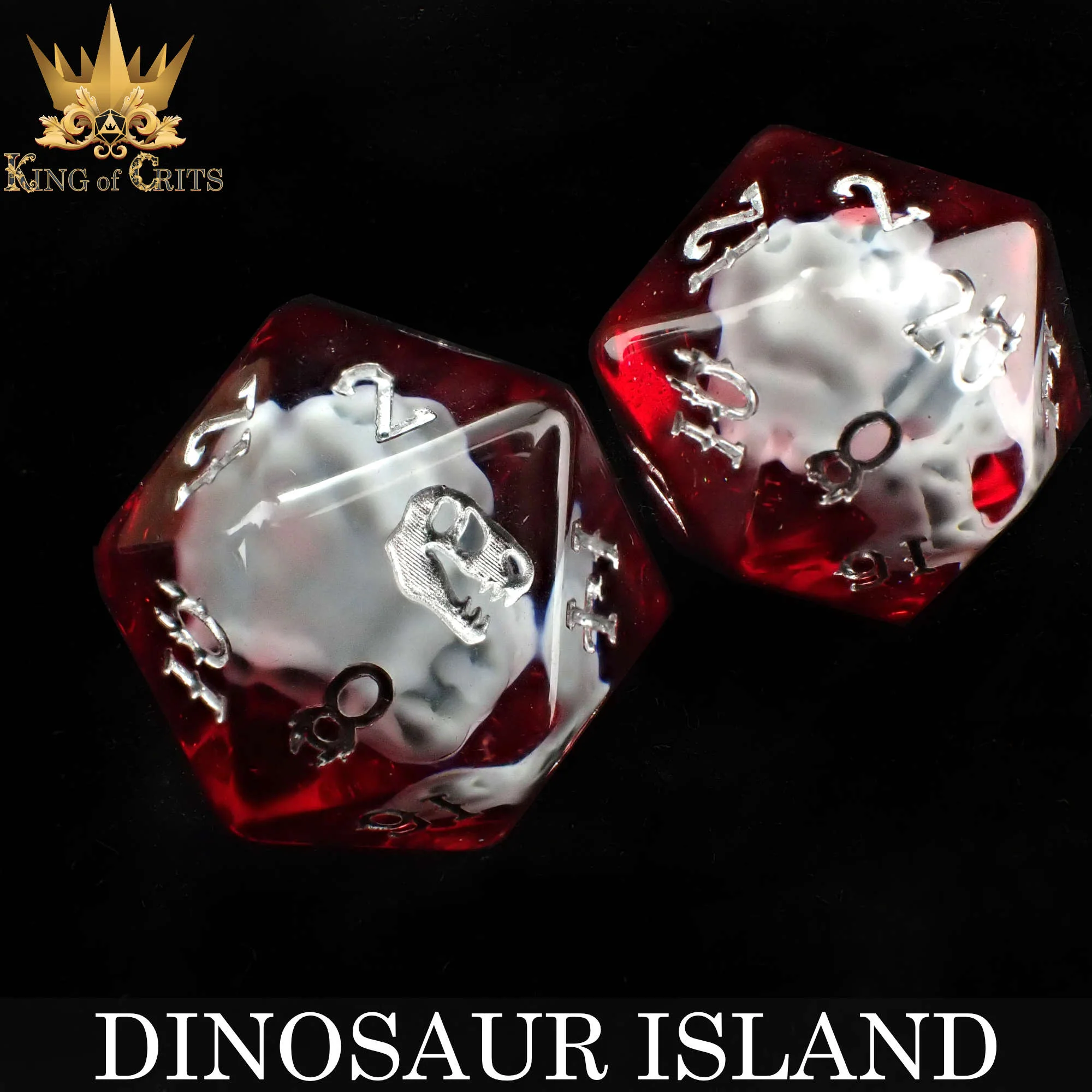 Dinosaur Island 11 Dice Set - Image 16