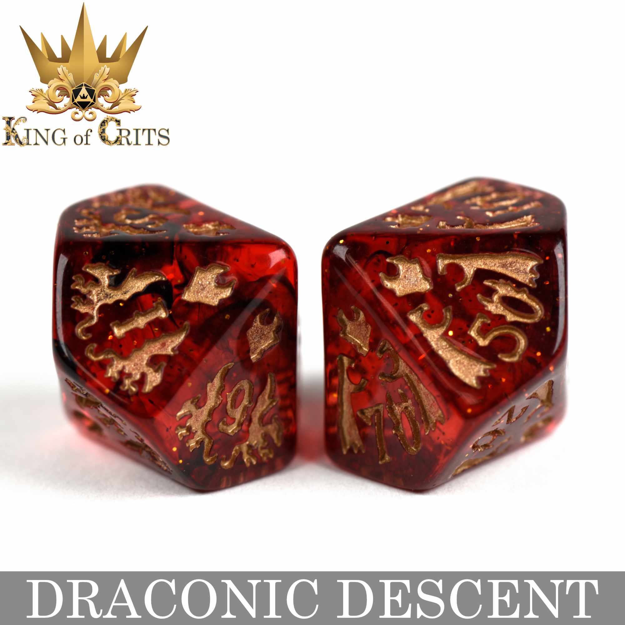 Draconic Descent 11 Dice Set - Image 10