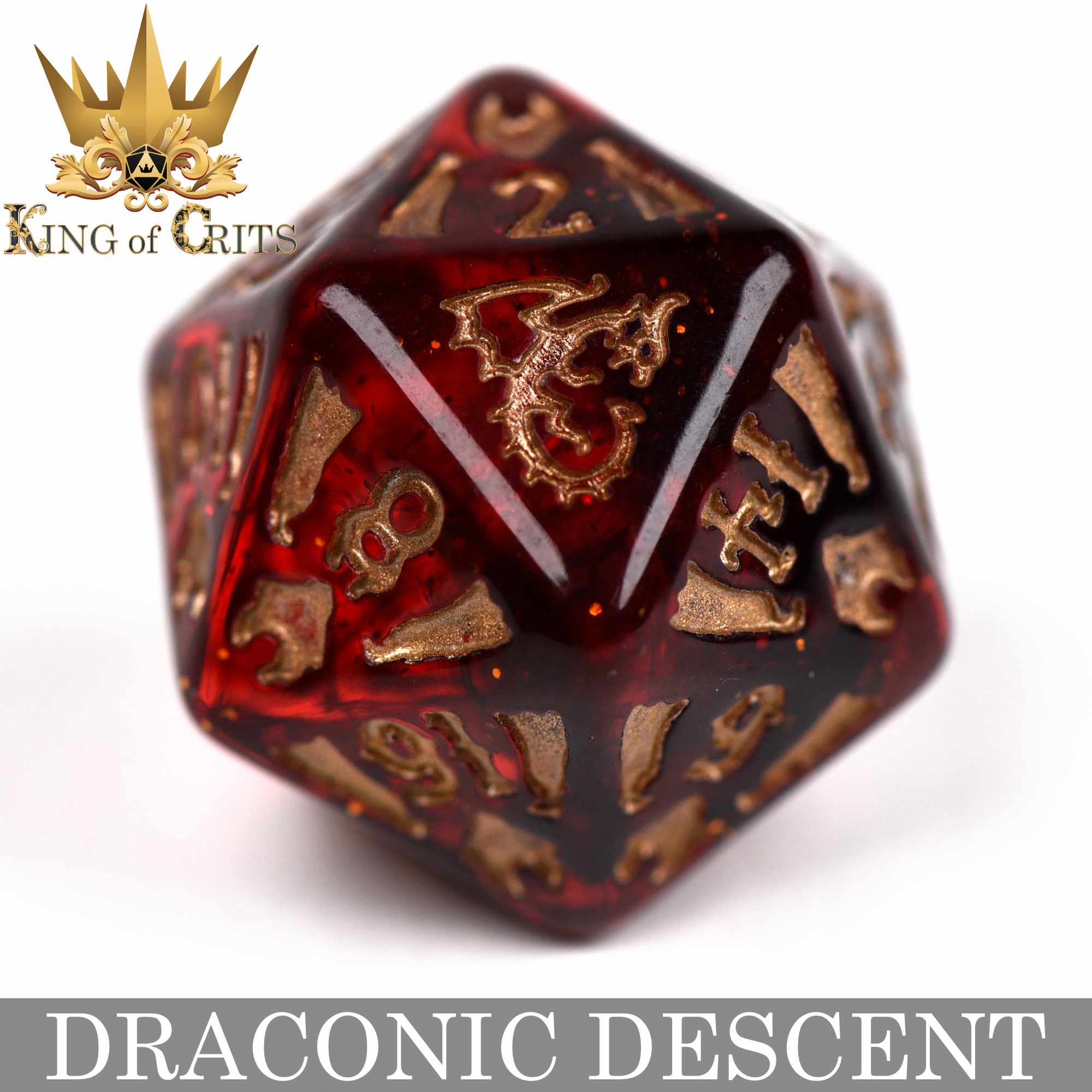 Draconic Descent 11 Dice Set - Image 12