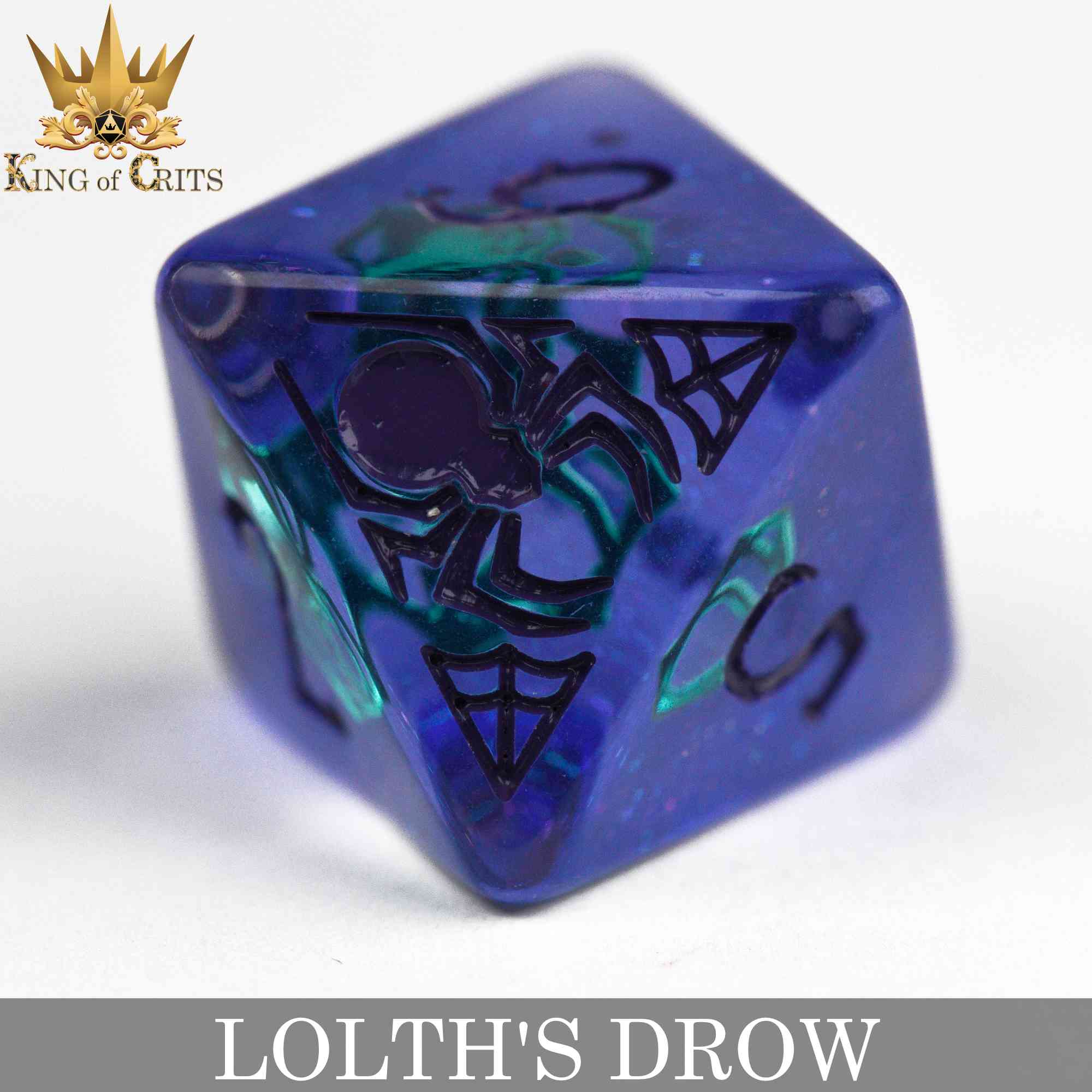 Lolth's Drow 11 Dice Set - Image 12