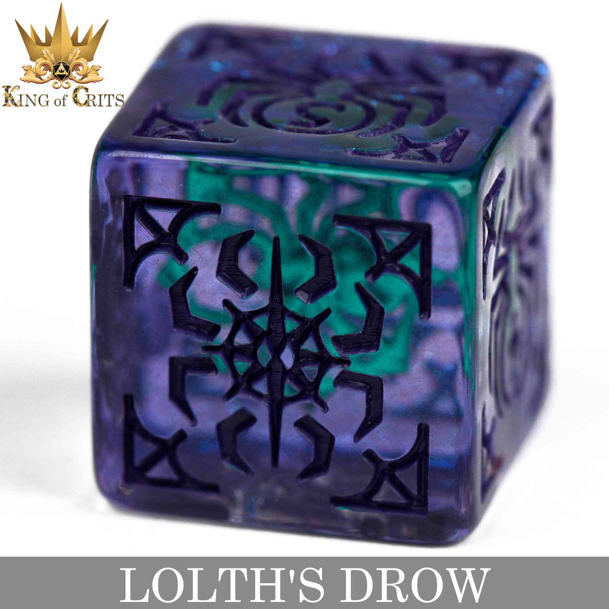 Lolth's Drow 11 Dice Set - Image 6