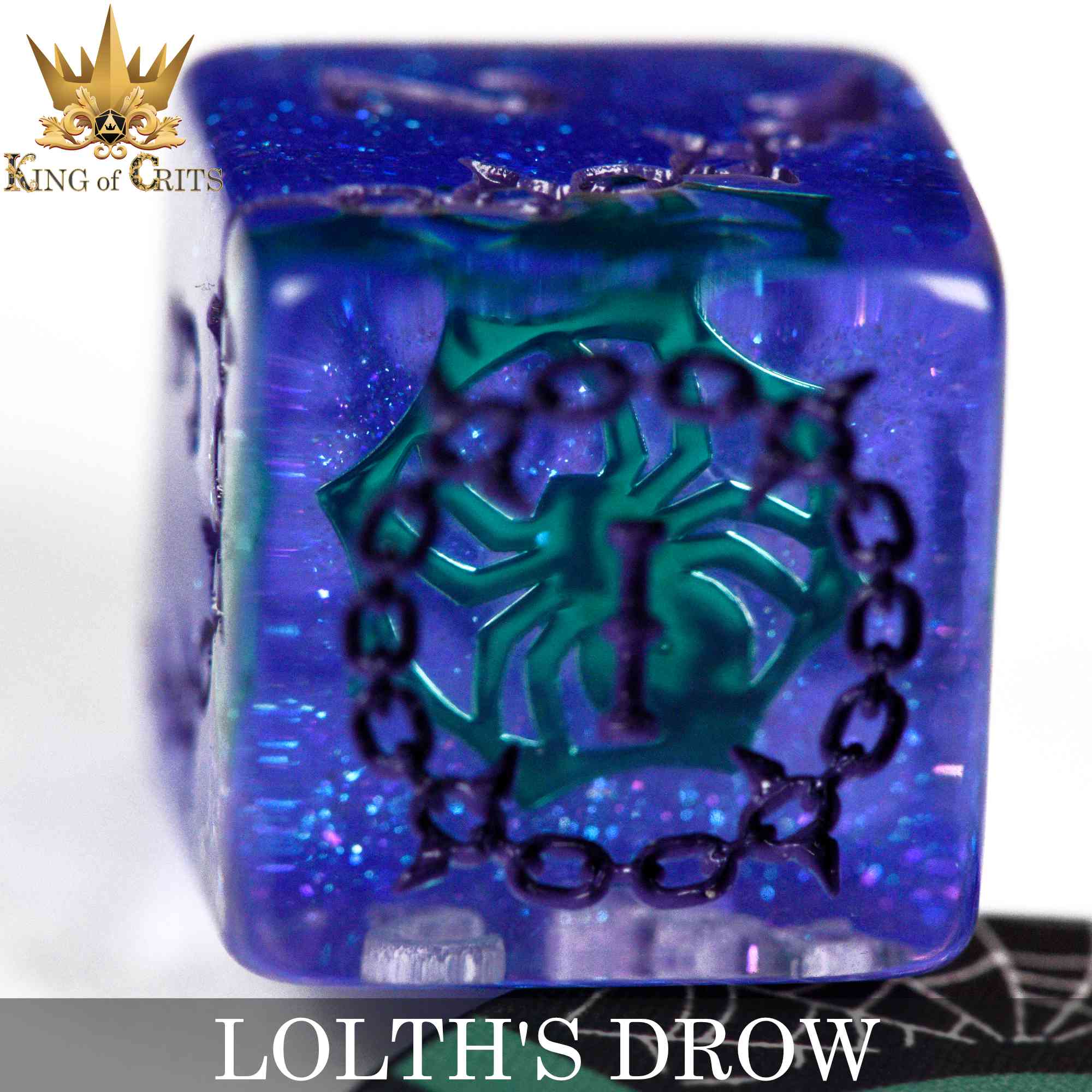 Lolth's Drow 11 Dice Set - Image 7