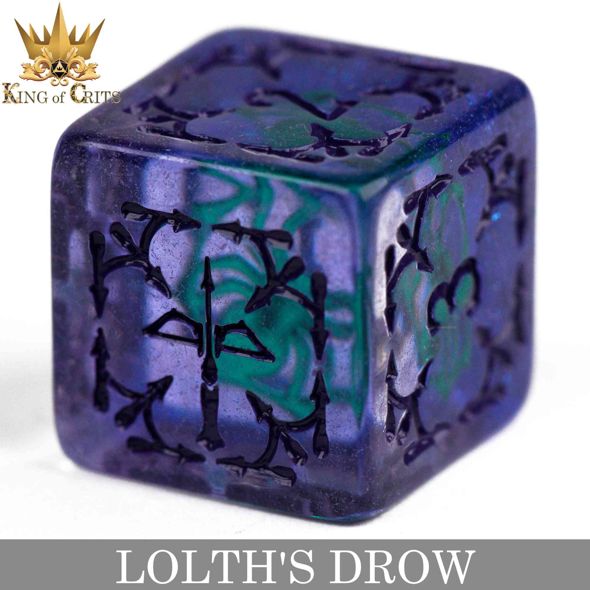 Lolth's Drow 11 Dice Set - Image 8