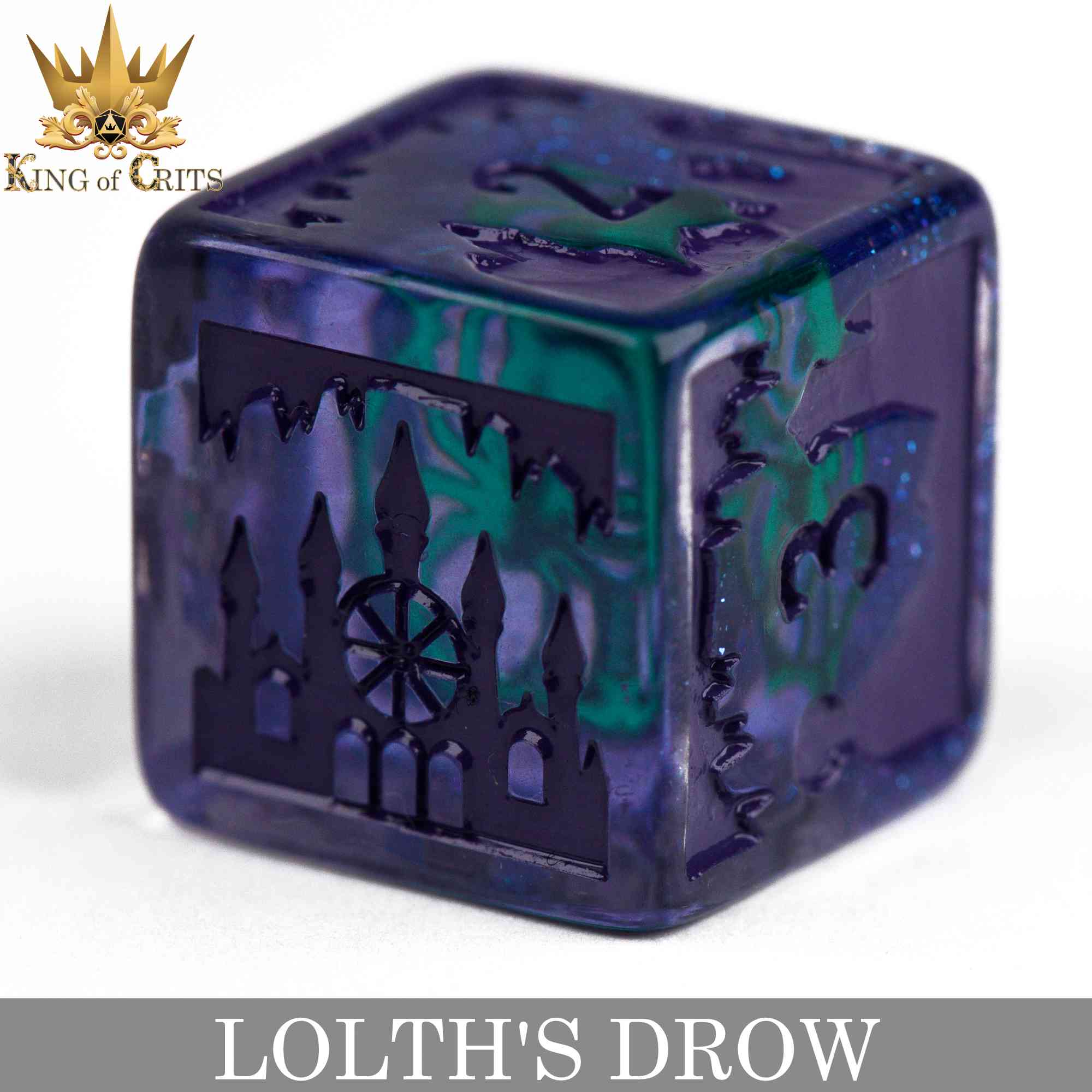 Lolth's Drow 11 Dice Set - Image 9