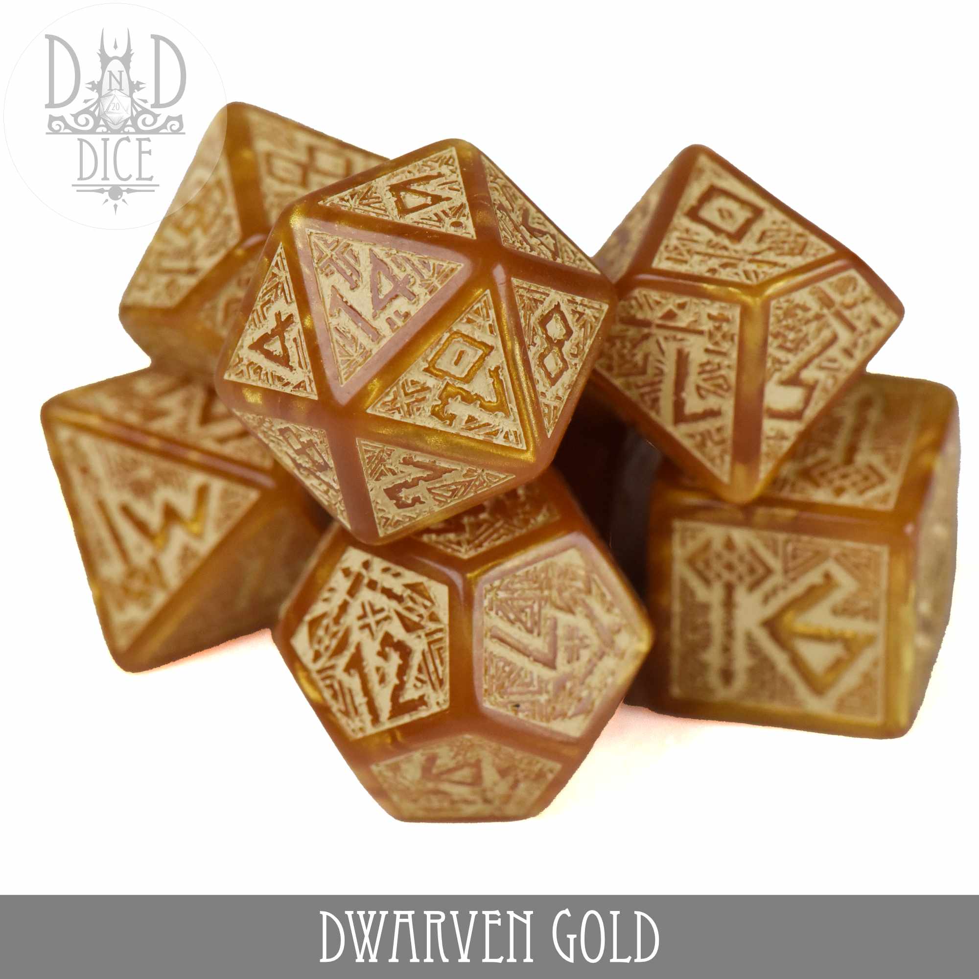 Dwarven Gold Dice Set - Image 2