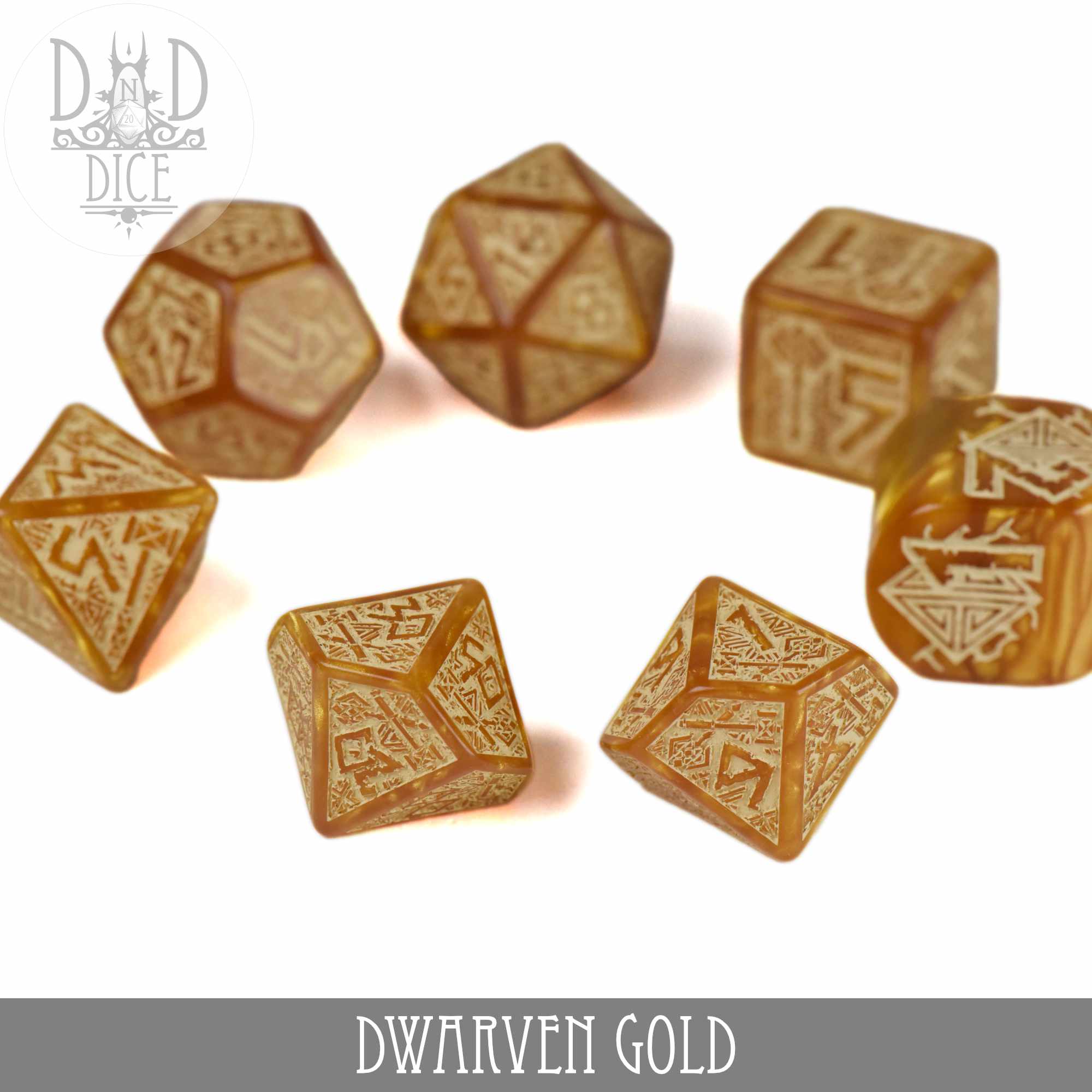 Dwarven Gold Dice Set - Image 3