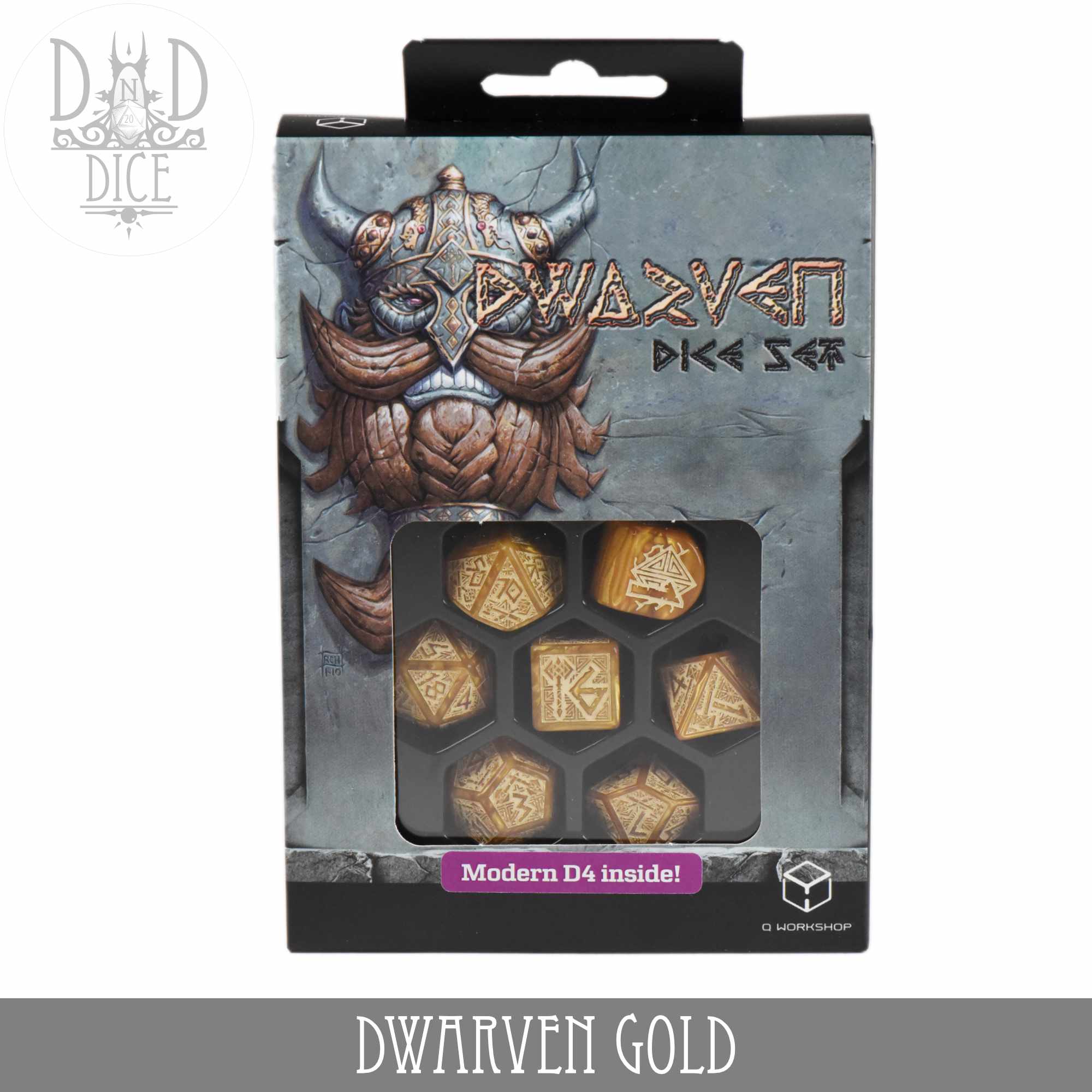 Dwarven Gold Dice Set - Image 4
