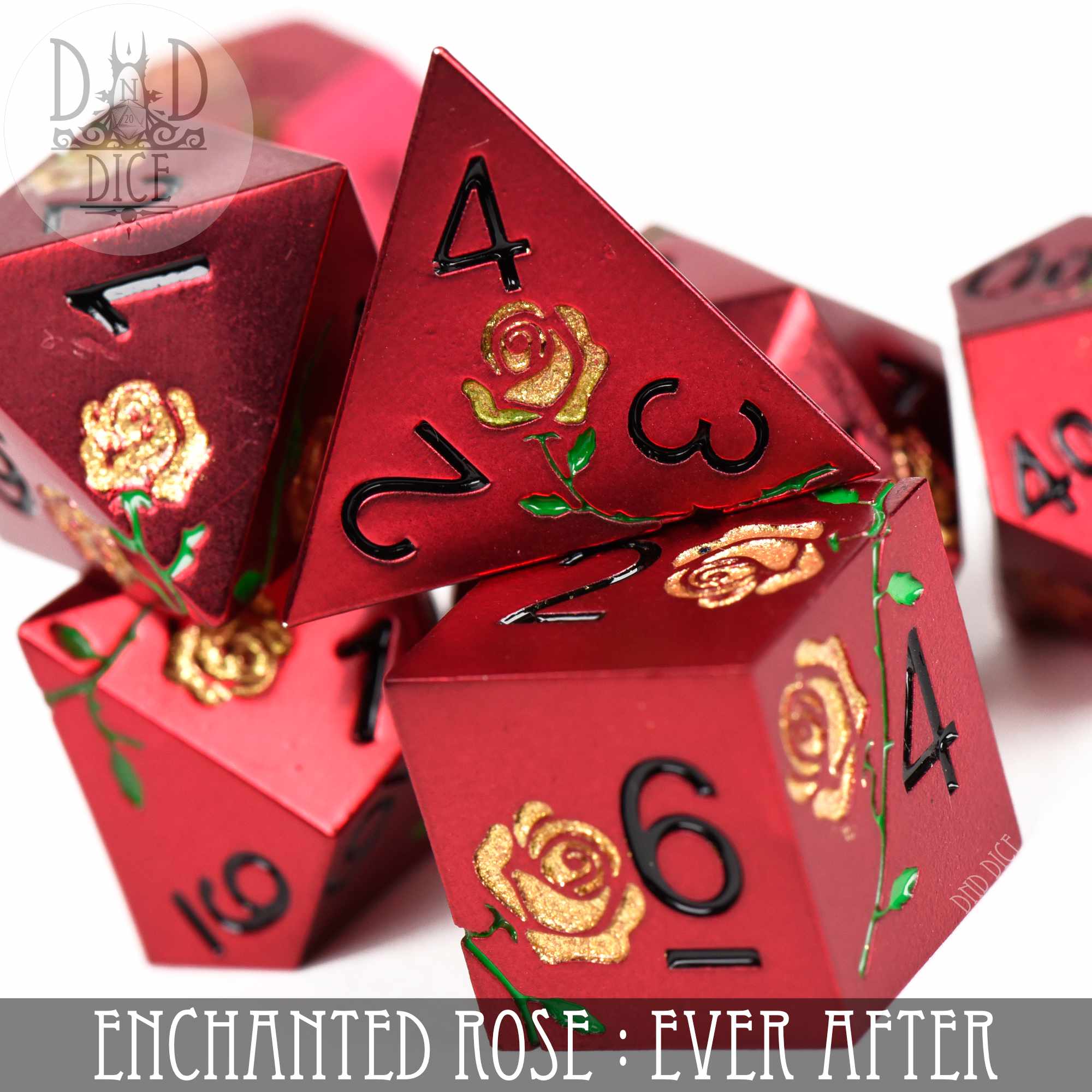 Enchanted Rose: Ever After - Metal Dice Set - Image 2
