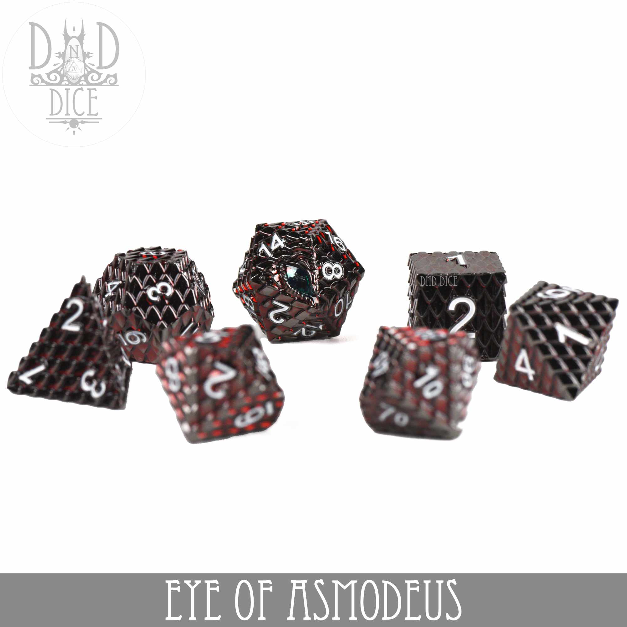 Eye of Asmodeus Metal Dice Set - Image 3