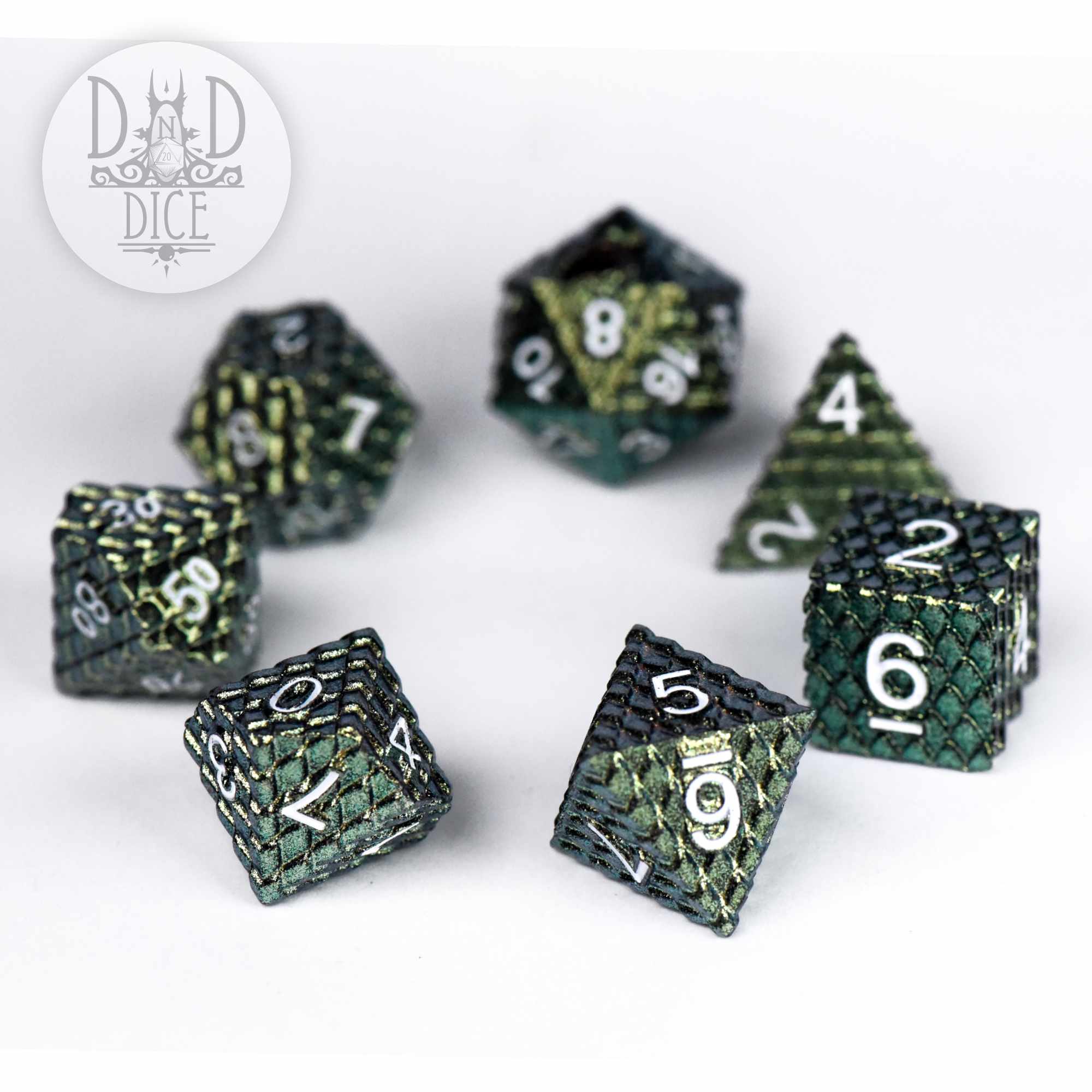 Eye of Gruumsh Metal Dice Set - Image 3