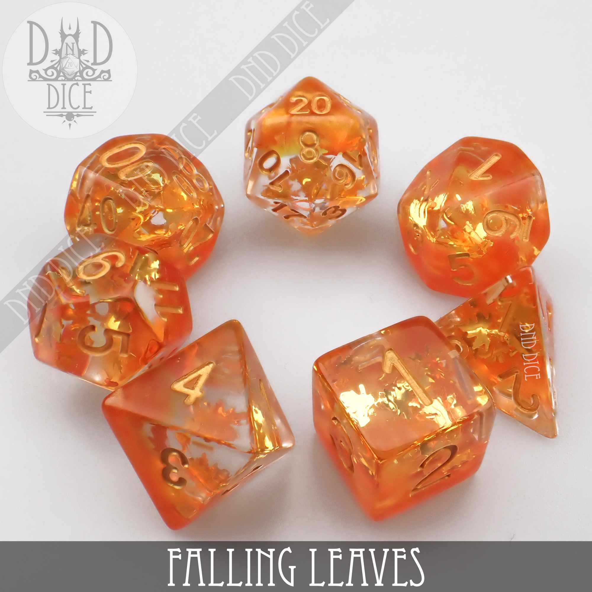 Falling Leaves Dice Set - Image 3