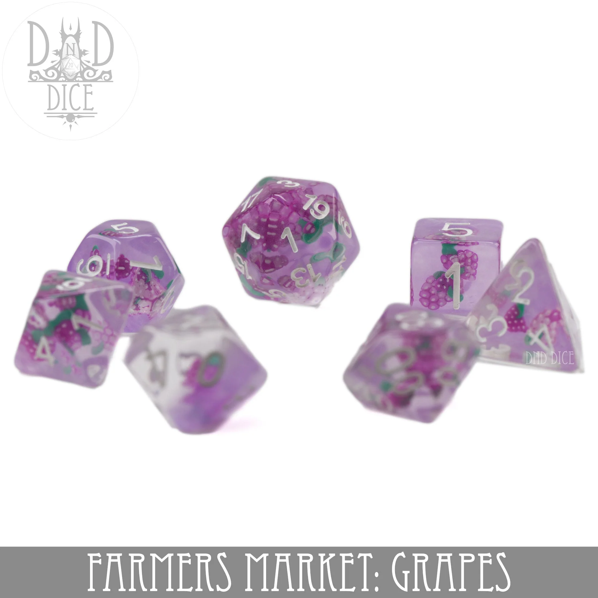 Farmers Market: Grape Dice Set - Image 3