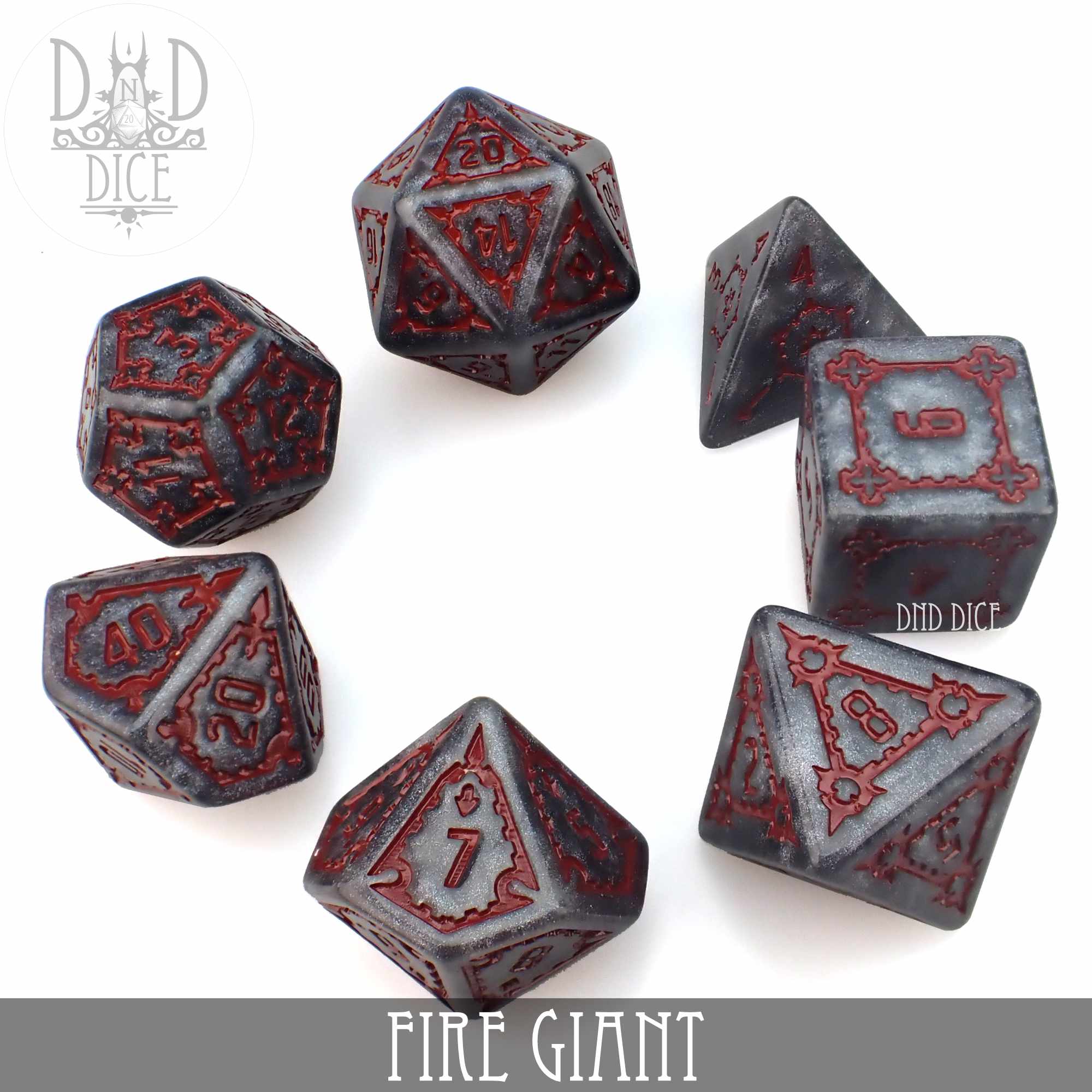 Fire Giant Dice Set (Oversize) - Image 3