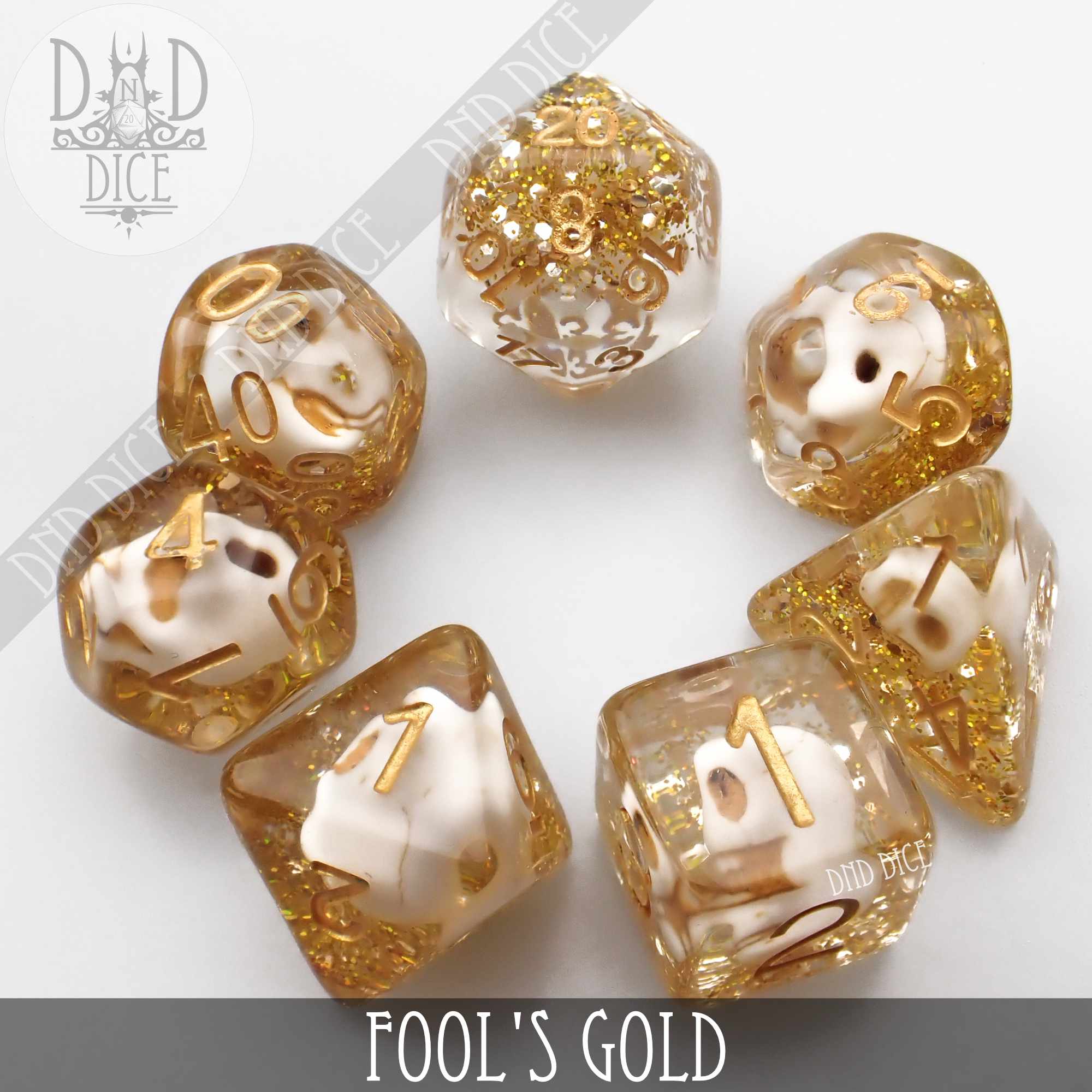 Fool's Gold Dice Set - Image 3